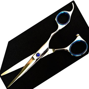 high Stainless steel Rose Gold Dog Grooming Scissors Set Curved Chunkier Thinning Pet Scissors  - view 3