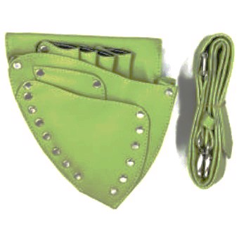 Genuine and Artificial Leather Barber Scissors Hip Bag Stylist Black Holster Stylist Leather Bag  - view 2