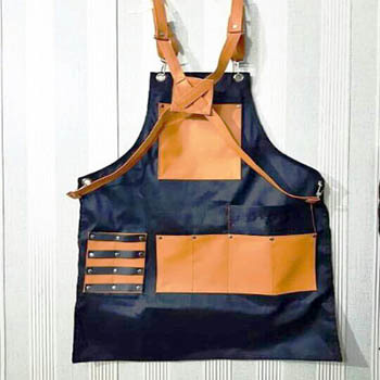 Barber Apron hairdressers barbers to protect their clothing from hair splinters spills hair Jacket - view 3