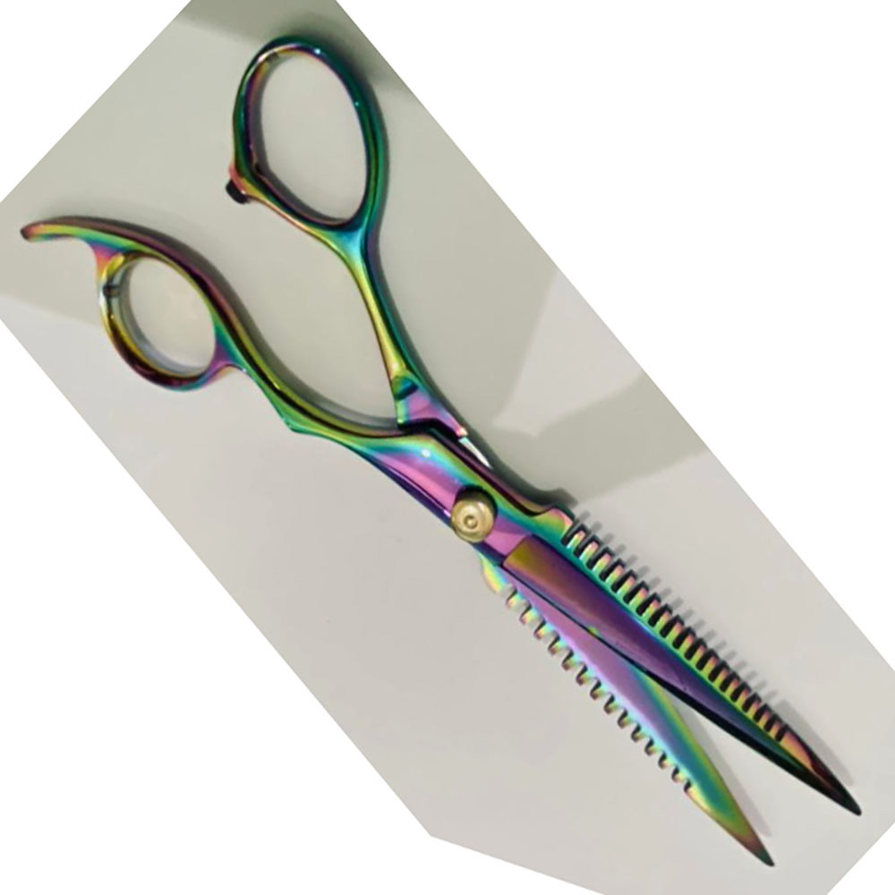 Stainless steel Rose Gold Dog Grooming Scissors Set Curved Chunkier Thinning Pet Scissors for pets