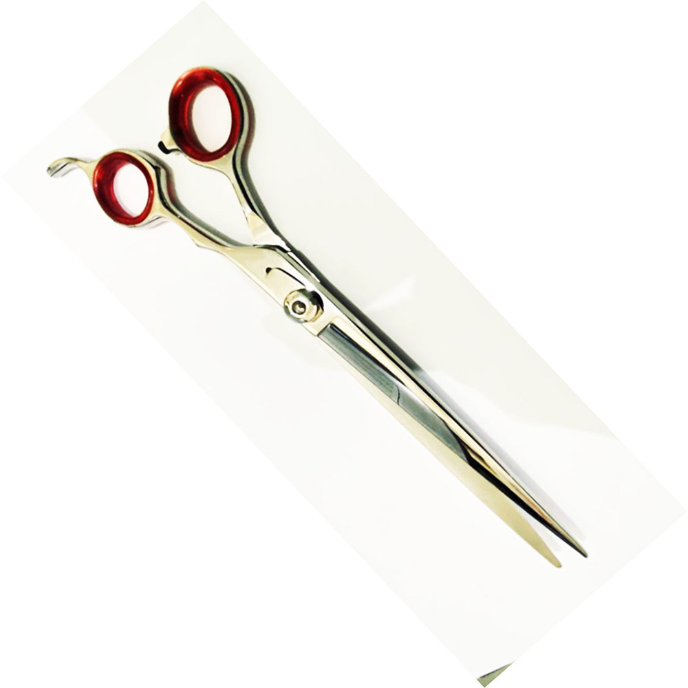 Stainless steel Rose Gold Dog Grooming Scissors Set Curved Chunkier Thinning Pet Scissors for pets - view 2