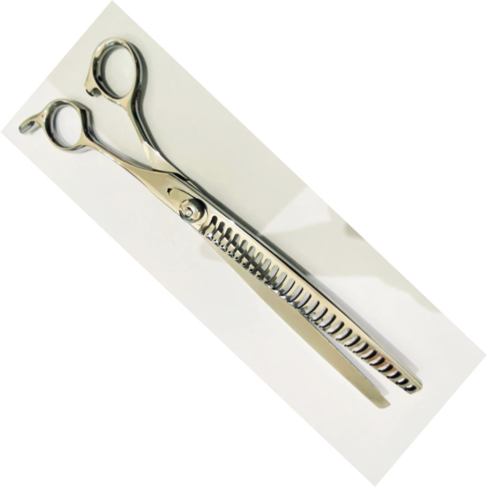 Stainless steel Rose Gold Dog Grooming Scissors Set Curved Chunkier Thinning Pet Scissors for pets - view 4