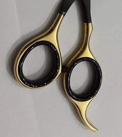 Stainless steel Rose Gold Dog Grooming Scissors Set Curved Chunkier Thinning Pet Scissors for pets - view 4