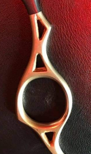 Stainless steel Rose Gold Dog Grooming Scissors Set Curved Chunkier Thinning Pet Scissors for pets - view 5