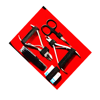 Manicure Set Nail Clippers Pedicure Kit 4 Pieces Stainless Steel Acrylic Nail Kits Nail Care Tools  - view 2