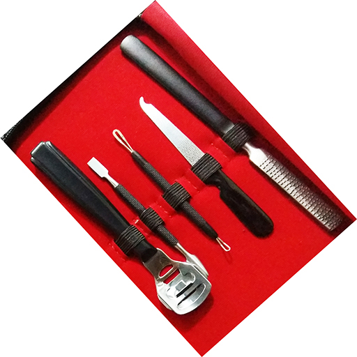 Manicure Set Nail Clippers Pedicure Kit 4 Pieces Stainless Steel Acrylic Nail Kits Nail Care Tools  - view 3