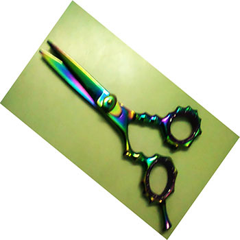  Left Thumb Matching Shear & Thinner Beauty Stainless steel swivel Thumb 360 rotatable ring  - view 4
