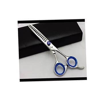 Professional 6-Inch Barber Scissors Thinning Cutting Sharp Tip Custom Logo Stainless  - view 8