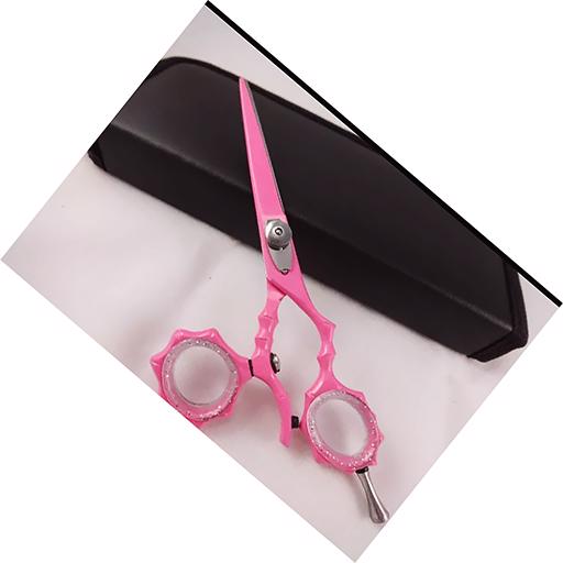 Professional 6-Inch Barber Scissors Thinning Cutting Sharp Tip Custom Logo Stainless  - view 11