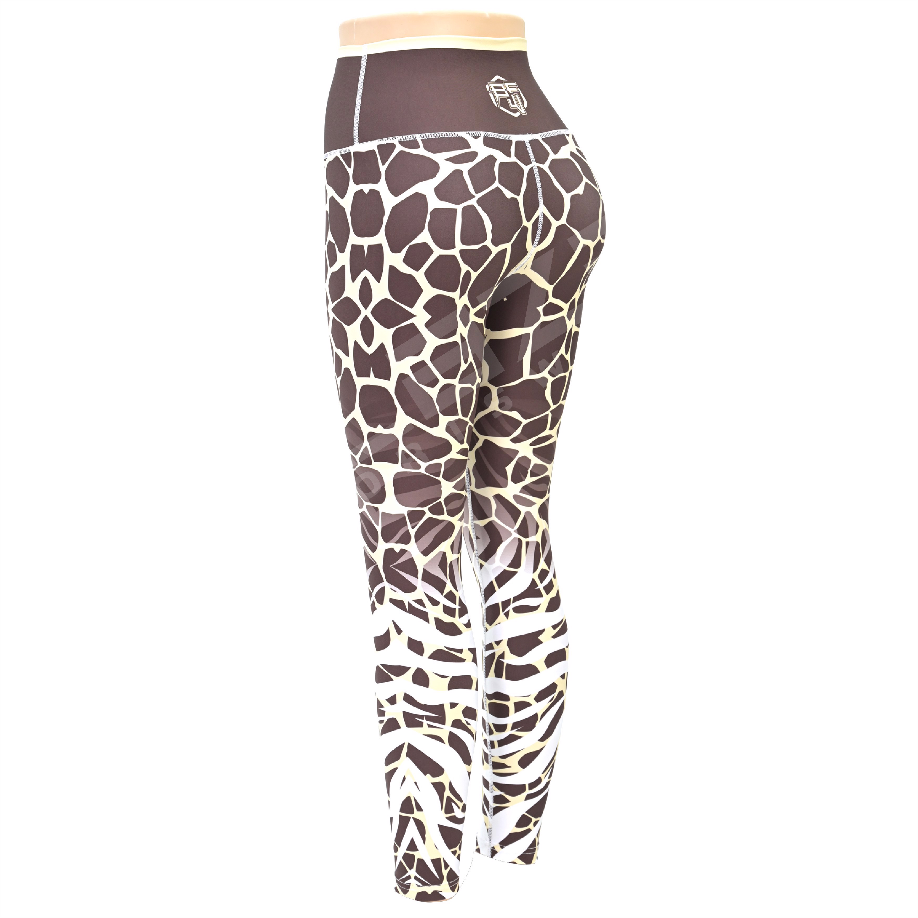 Personalized High Rise Exercise Leggings: Moisture-Control Yoga Bottoms for Unrivaled Comfort - view 3