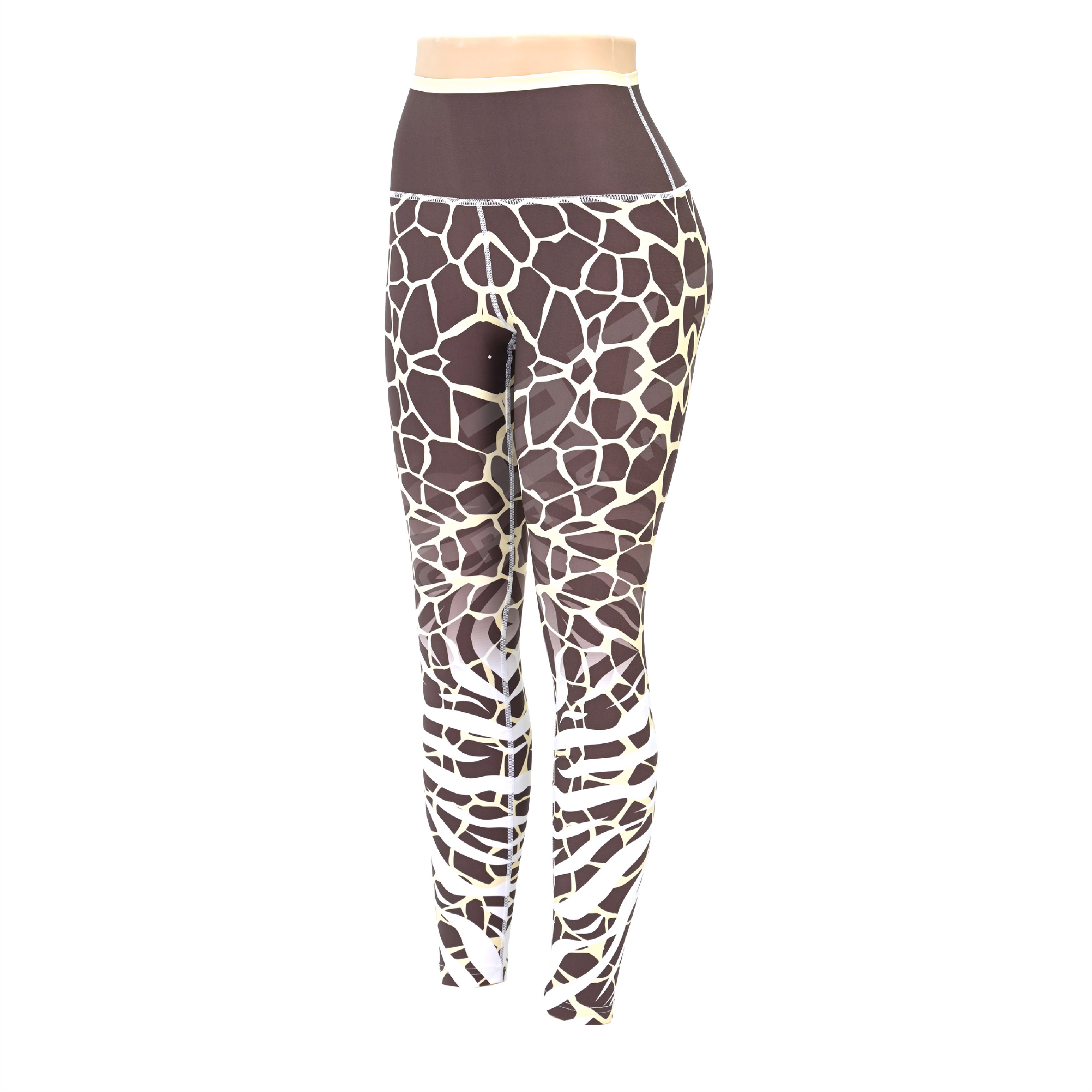 Personalized High Rise Exercise Leggings: Moisture-Control Yoga Bottoms for Unrivaled Comfort - view 4