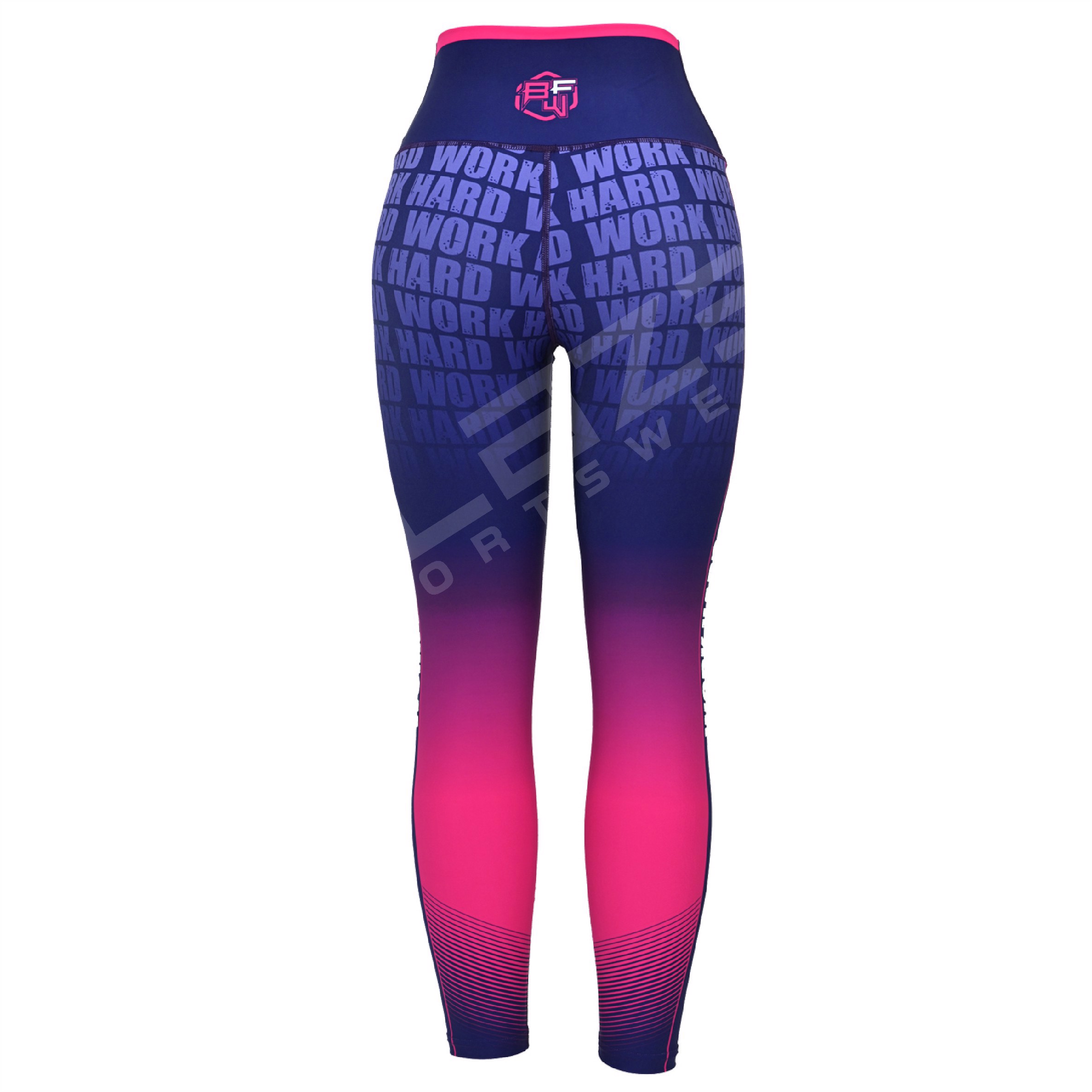 Personalized High-Waisted Fitness Leggings: Breathable Yoga Pants for Enhanced Performance - view 2