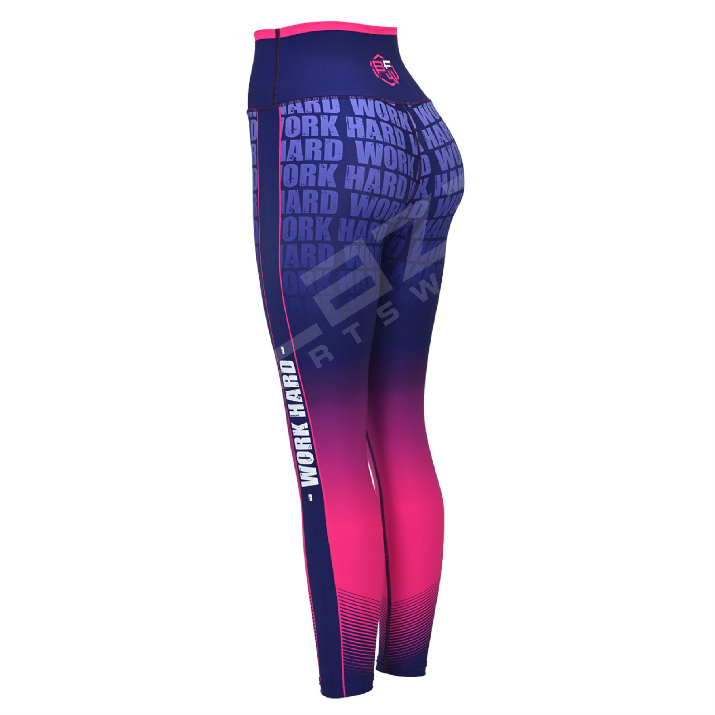 Personalized High-Waisted Fitness Leggings: Breathable Yoga Pants for Enhanced Performance - view 3