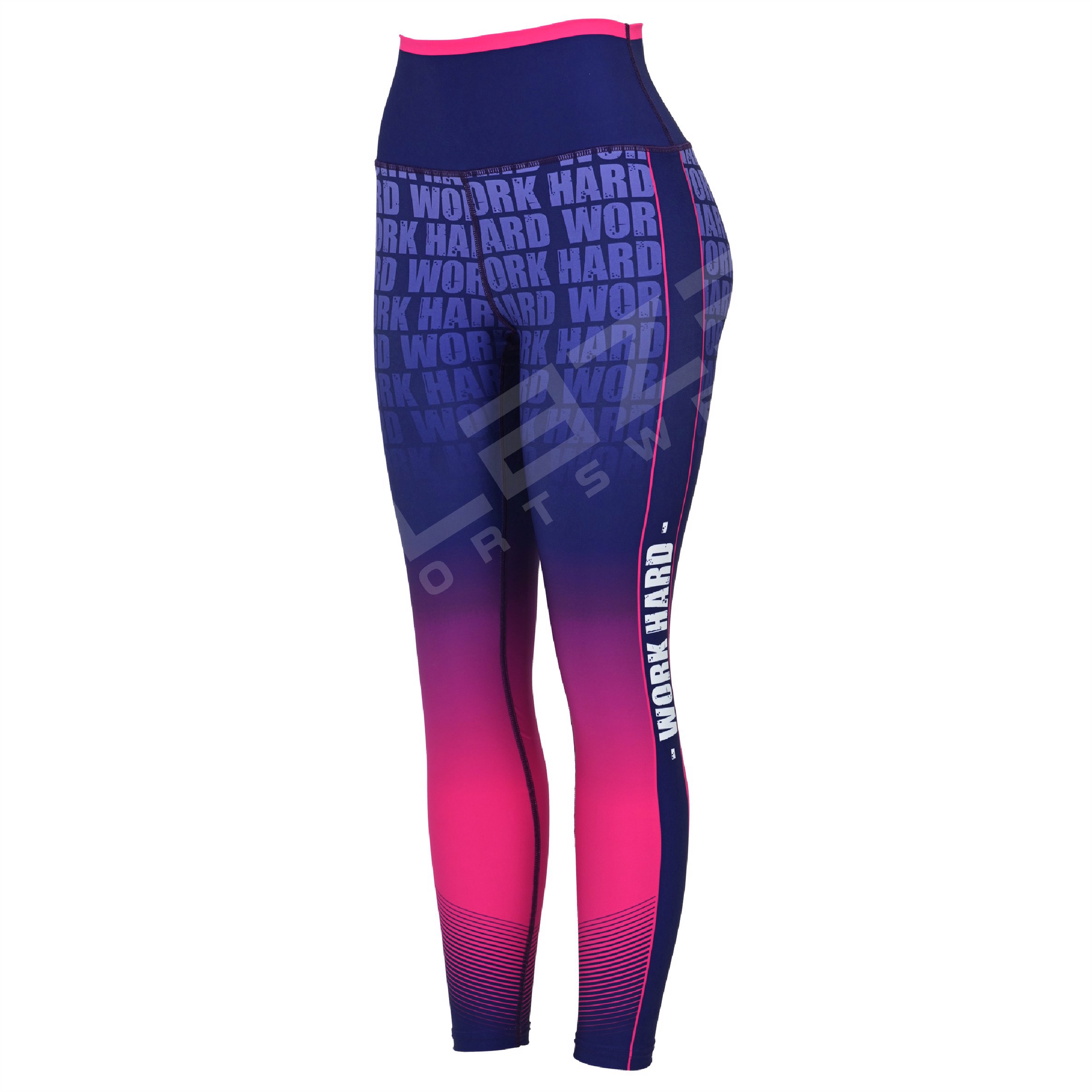 Personalized High-Waisted Fitness Leggings: Breathable Yoga Pants for Enhanced Performance - view 4