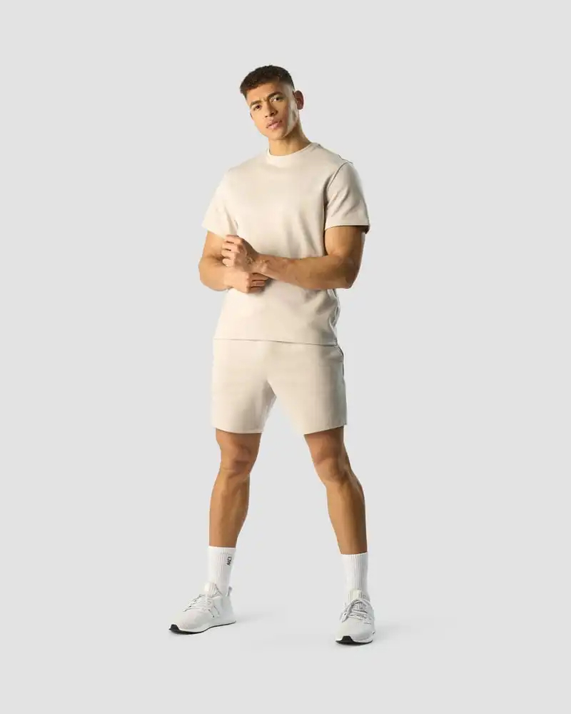  Casual Street Style Plain Jogger Wholesale Athlete Workout Training Sweat Shorts - view 2