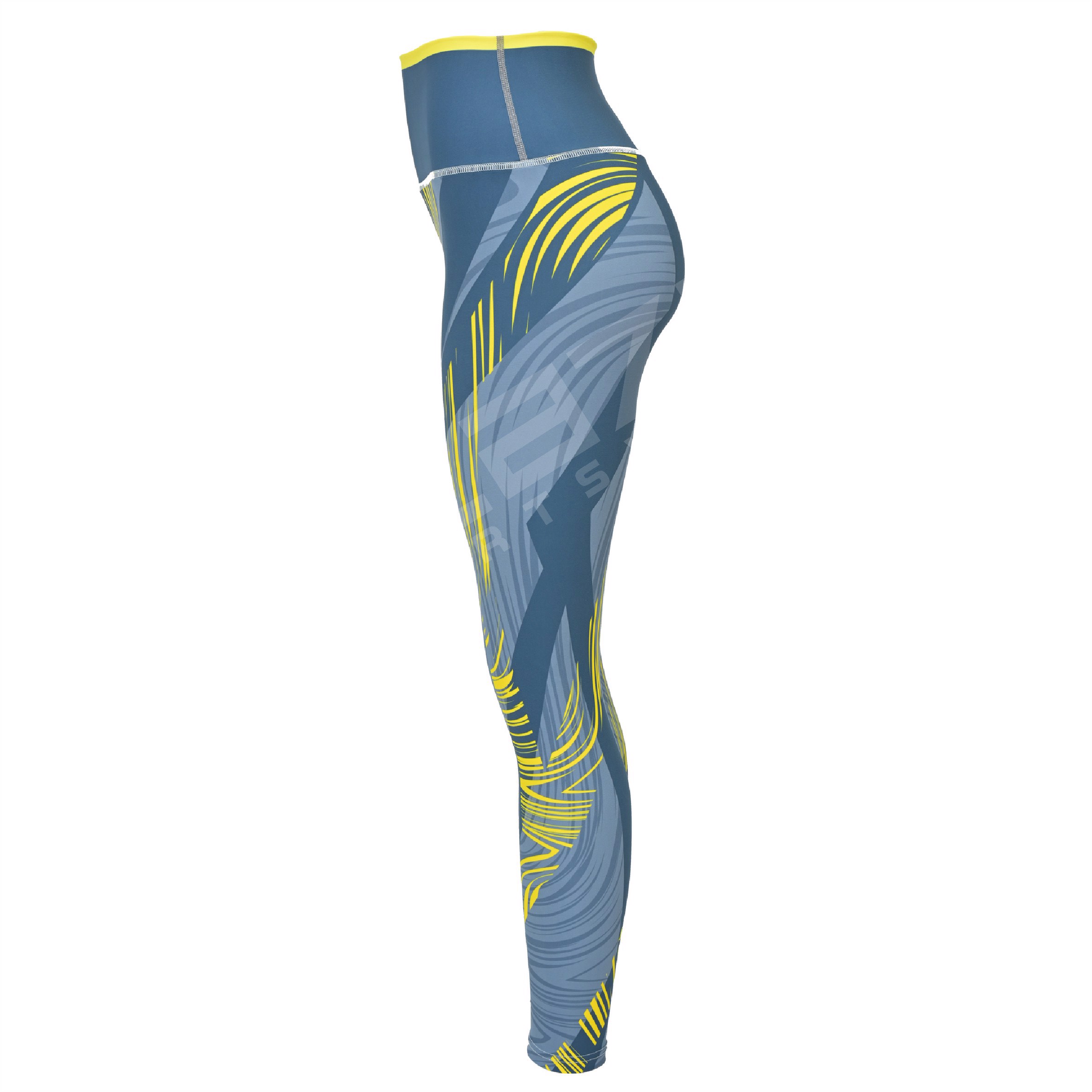 Customized High Waist Workout Sports Yoga pants Breathable Sweat Wicking Leggings  - view 4