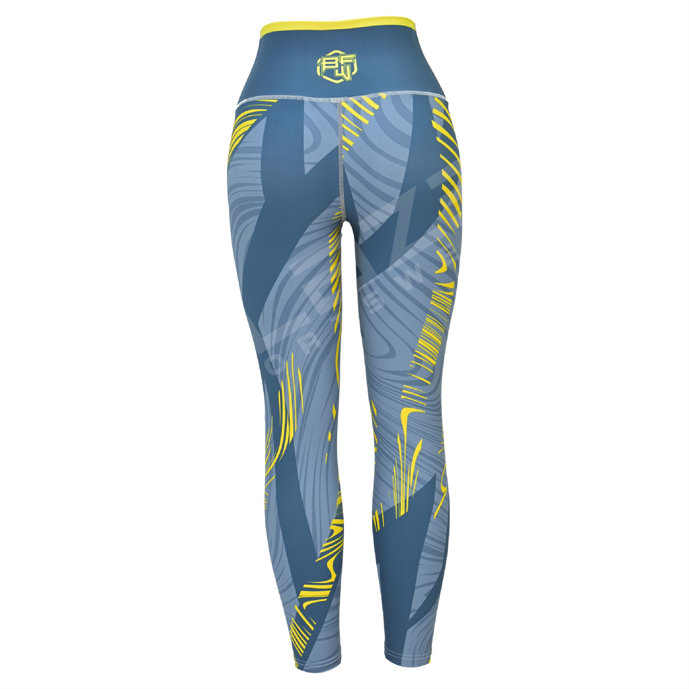 Customized High Waist Workout Sports Yoga pants Breathable Sweat Wicking Leggings  - view 5