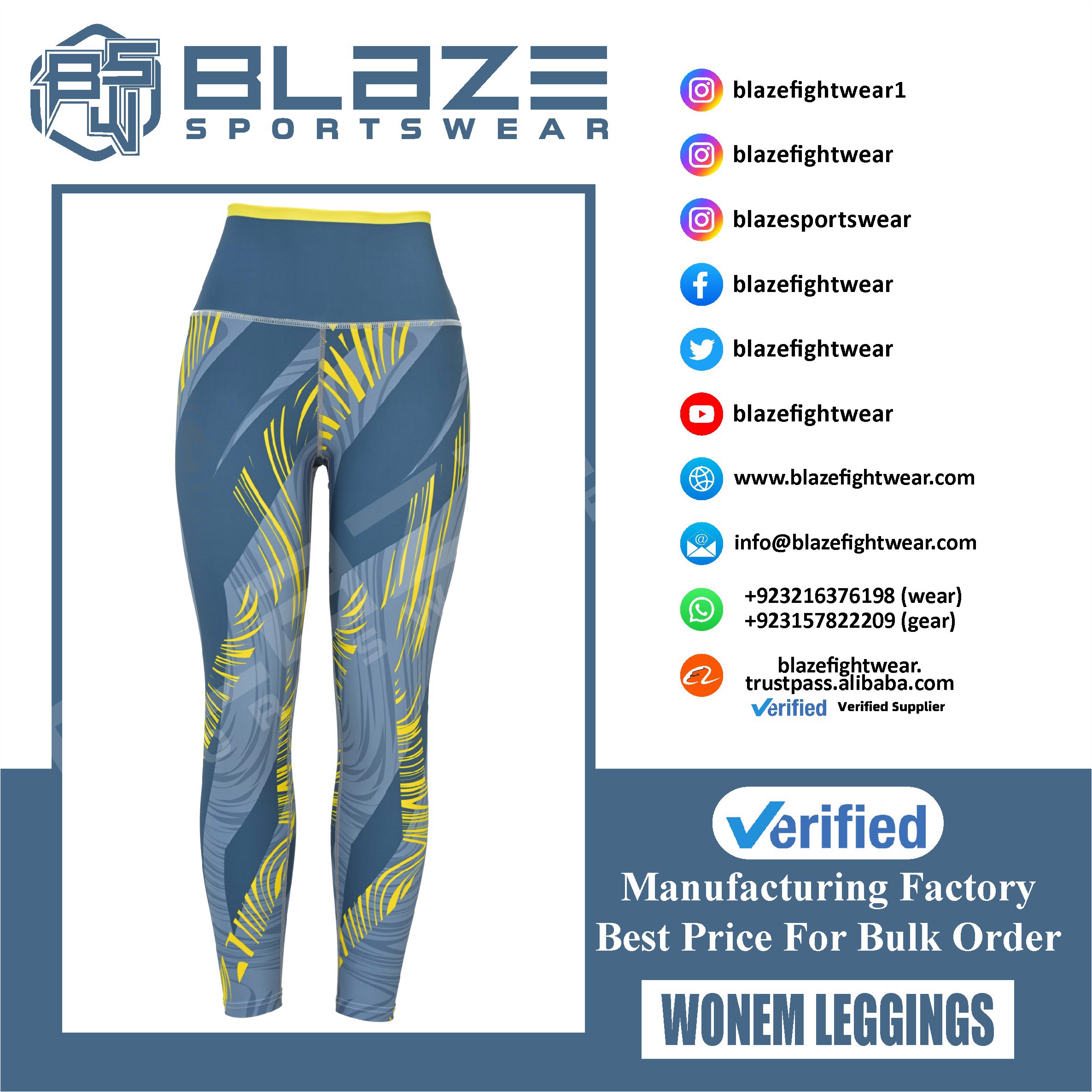 Customized High Waist Workout Sports Yoga pants Breathable Sweat Wicking Leggings  - view 6