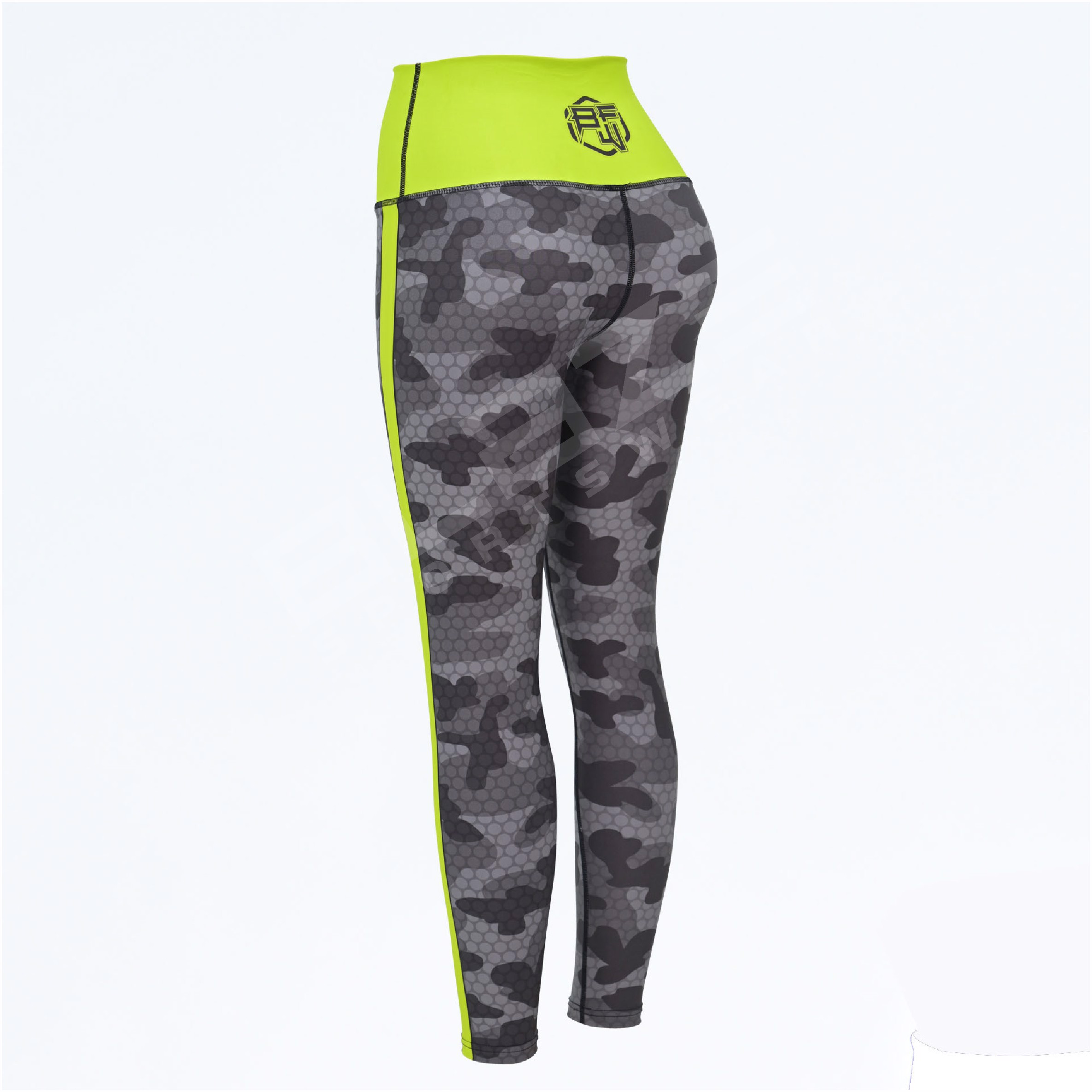 Personalized High-Waisted Fitness Leggings: Breathable Yoga Pants for Enhanced Performance - view 2