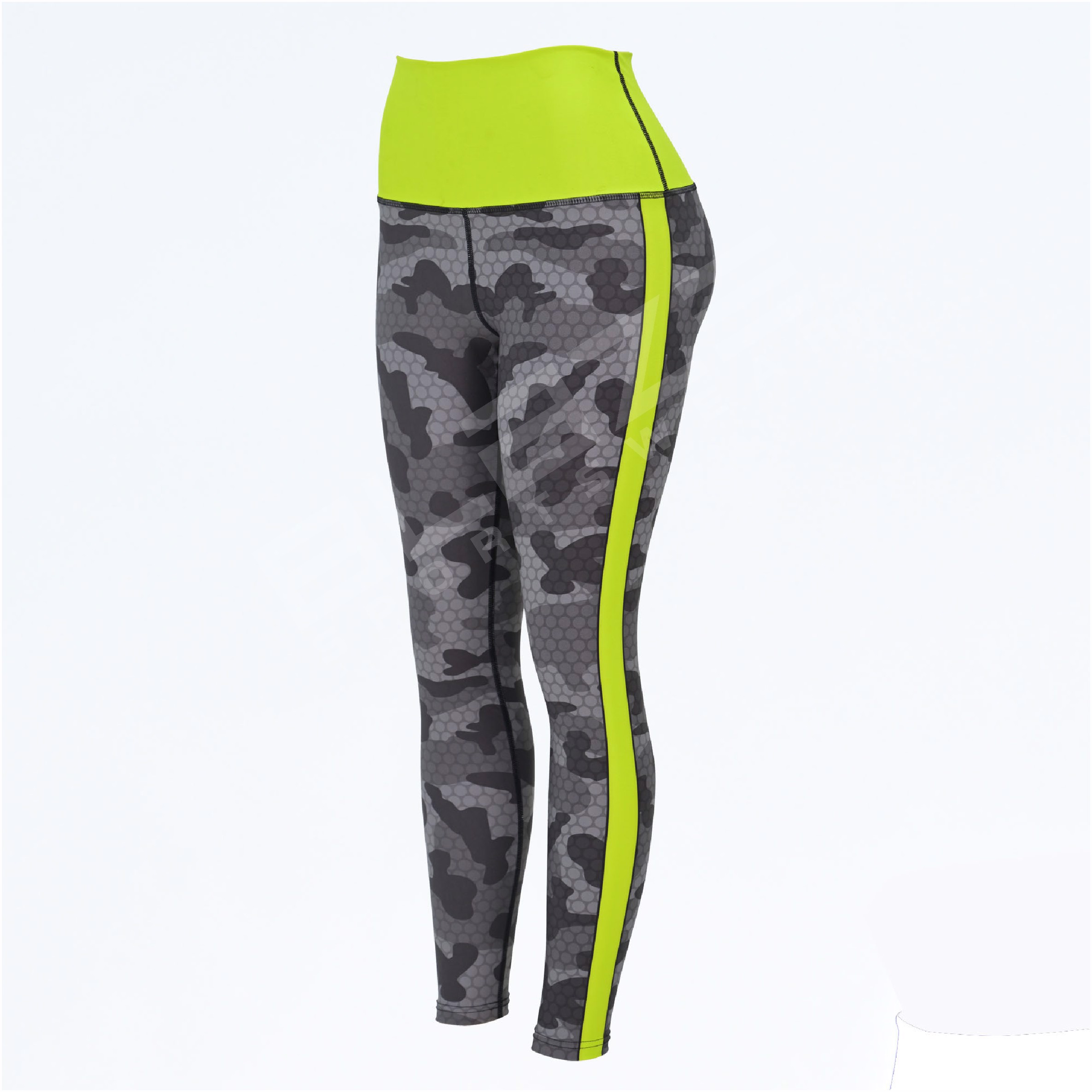 Personalized High-Waisted Fitness Leggings: Breathable Yoga Pants for Enhanced Performance - view 3
