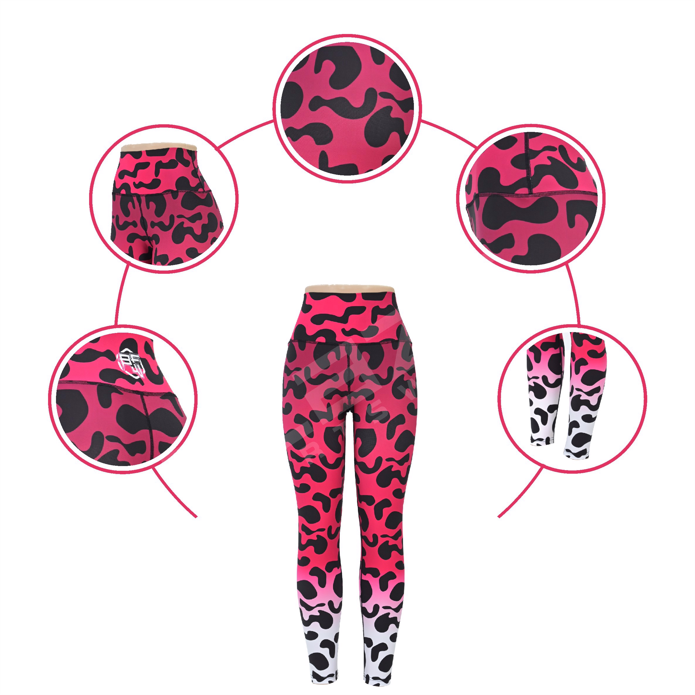 Tailored High-Waisted Fitness Leggings: Breathable Yoga Pants for Enhanced Performance - view 6