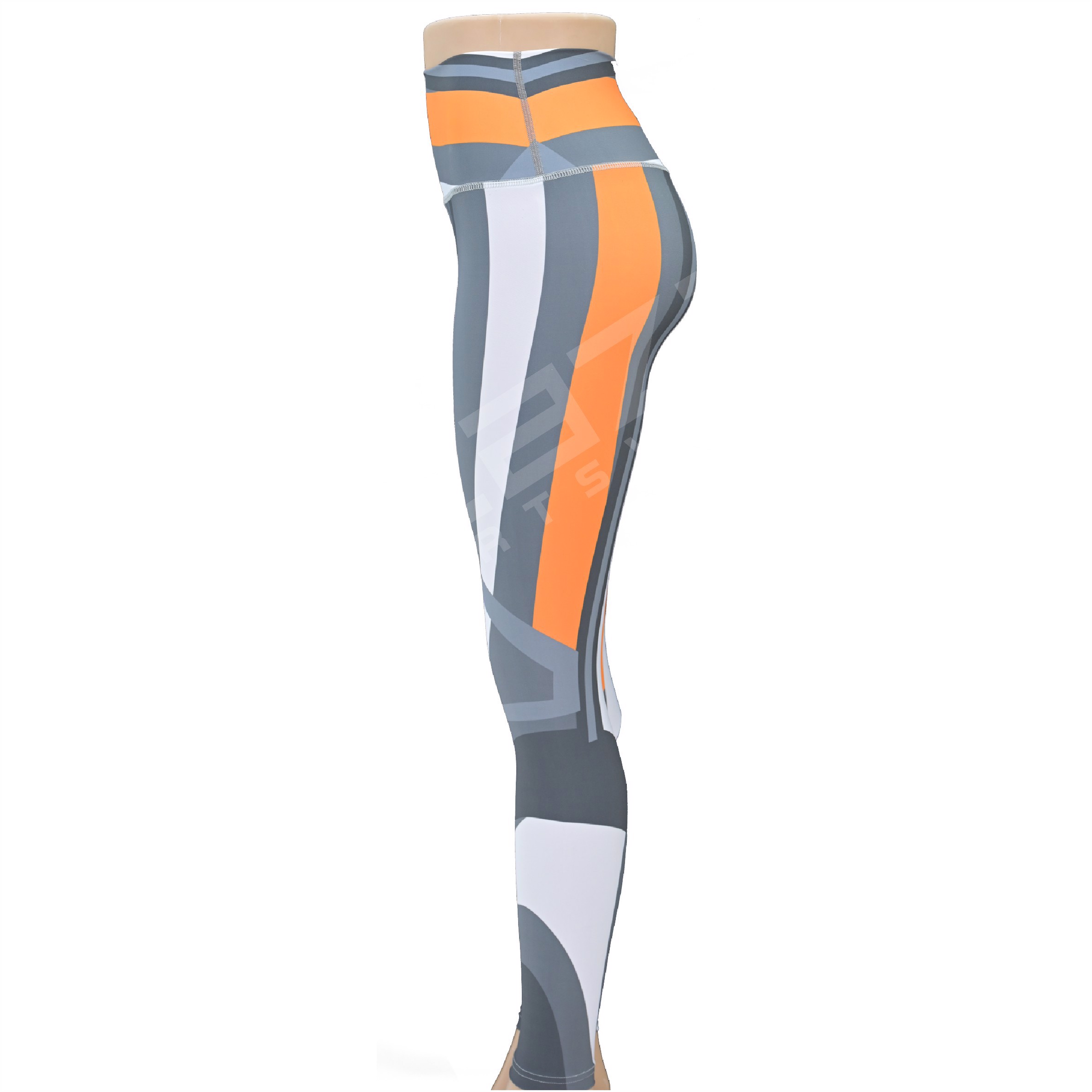 Custom High-Waisted Fitness Leggings: Breathable Yoga Pants for Enhanced Performance - view 2