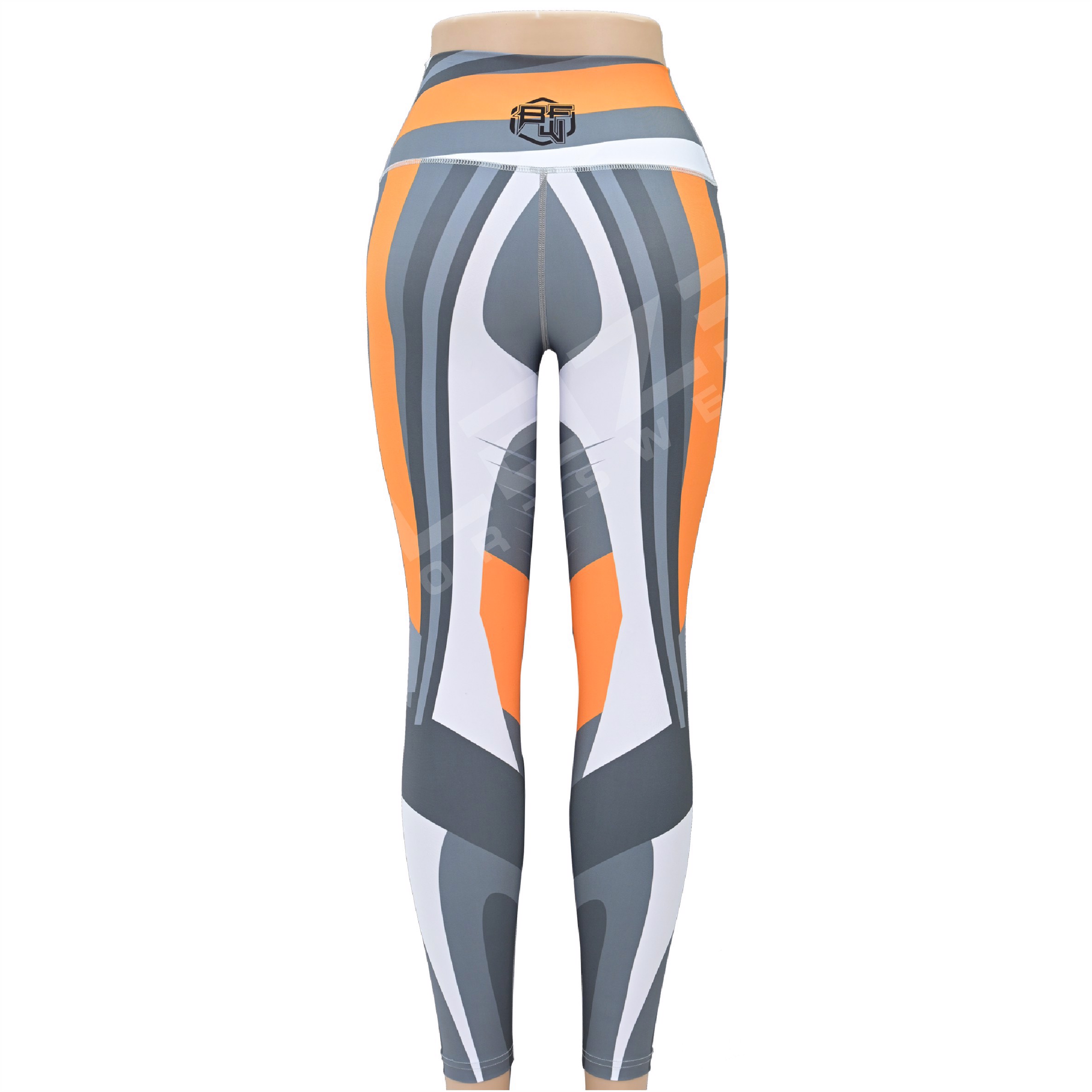 Custom High-Waisted Fitness Leggings: Breathable Yoga Pants for Enhanced Performance - view 3