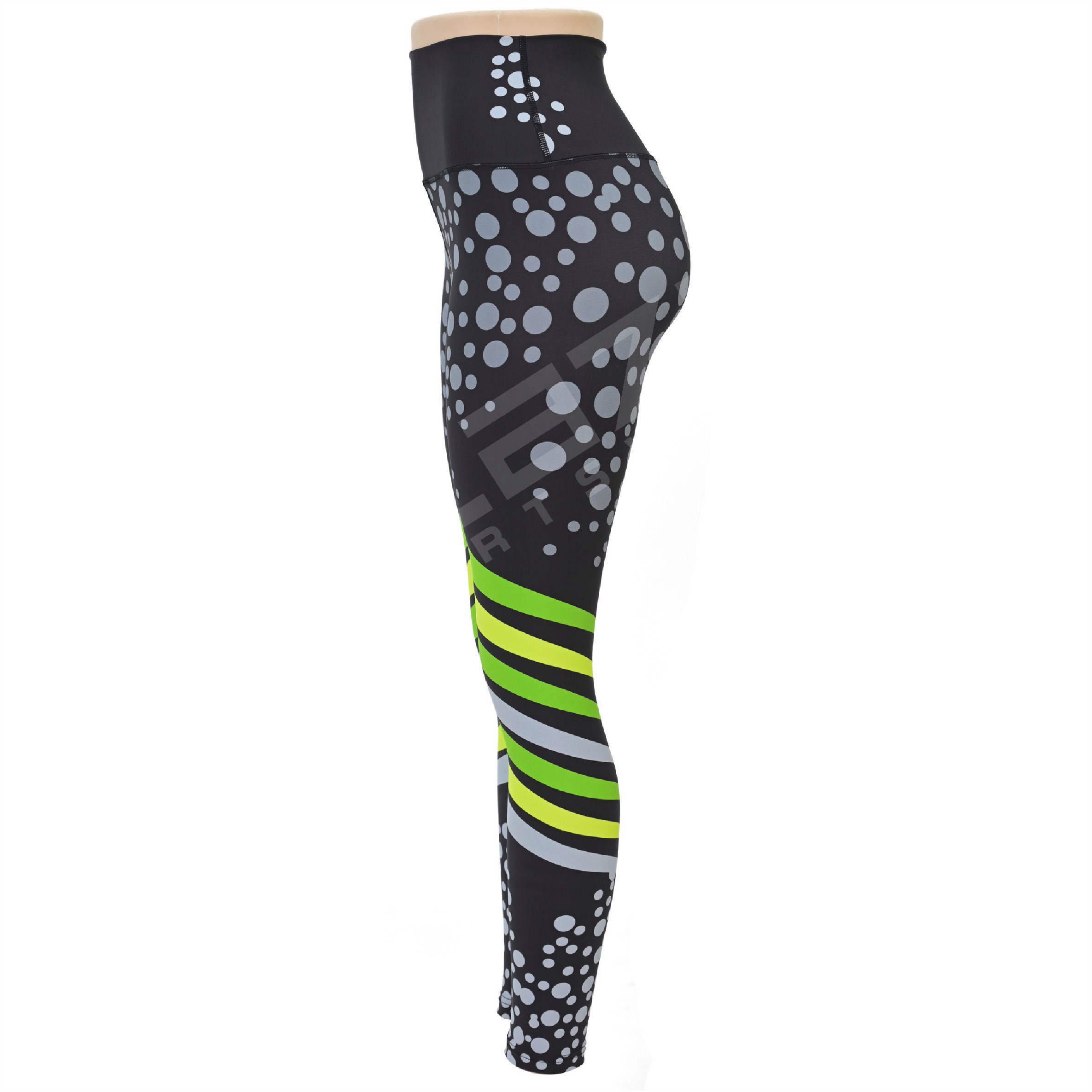 Customized High Waist Workout Sports Yoga pants Breathable Sweat Wicking Leggings  - view 6