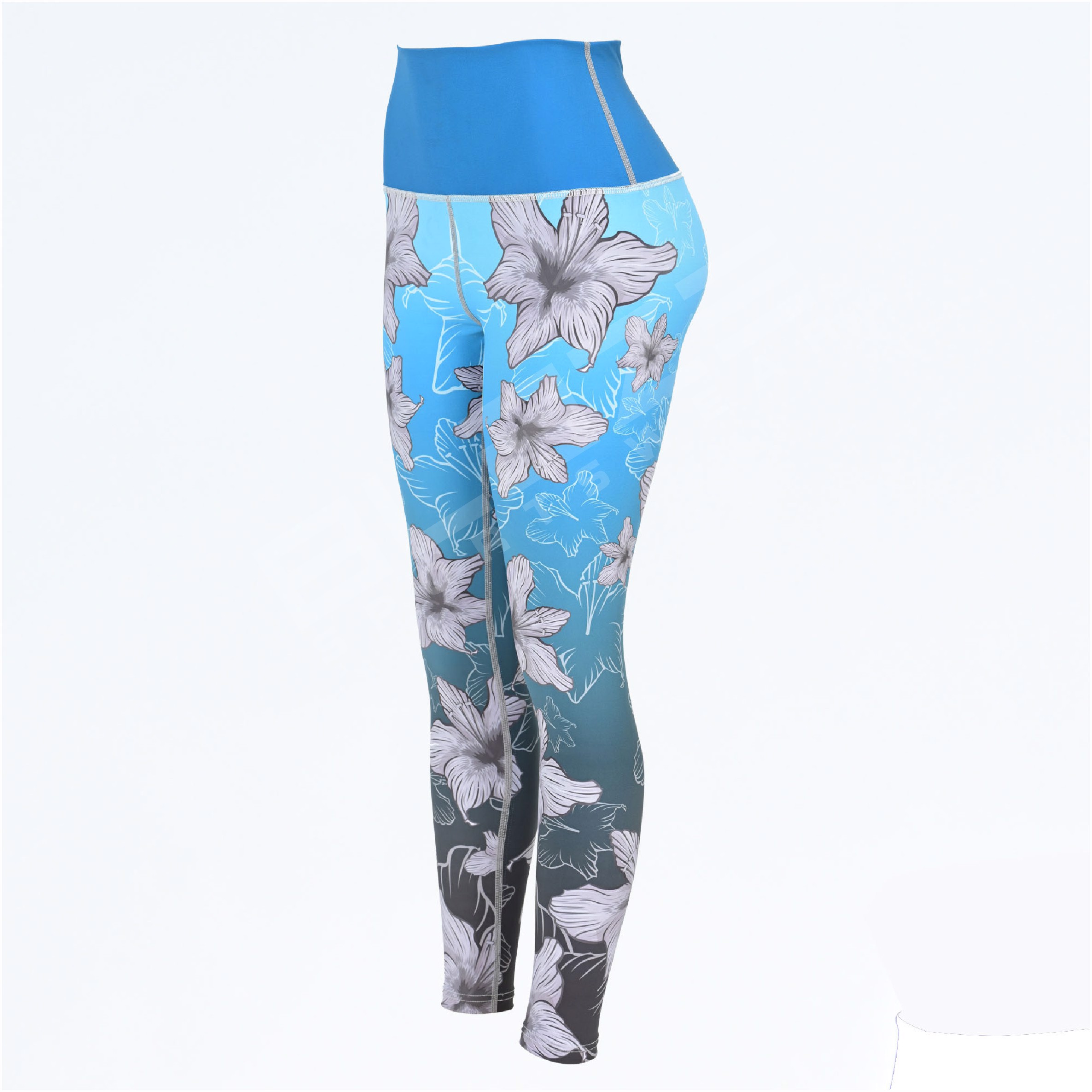 Custom High-Waisted Fitness Leggings: Breathable Yoga Pants for Enhanced Performance - view 2