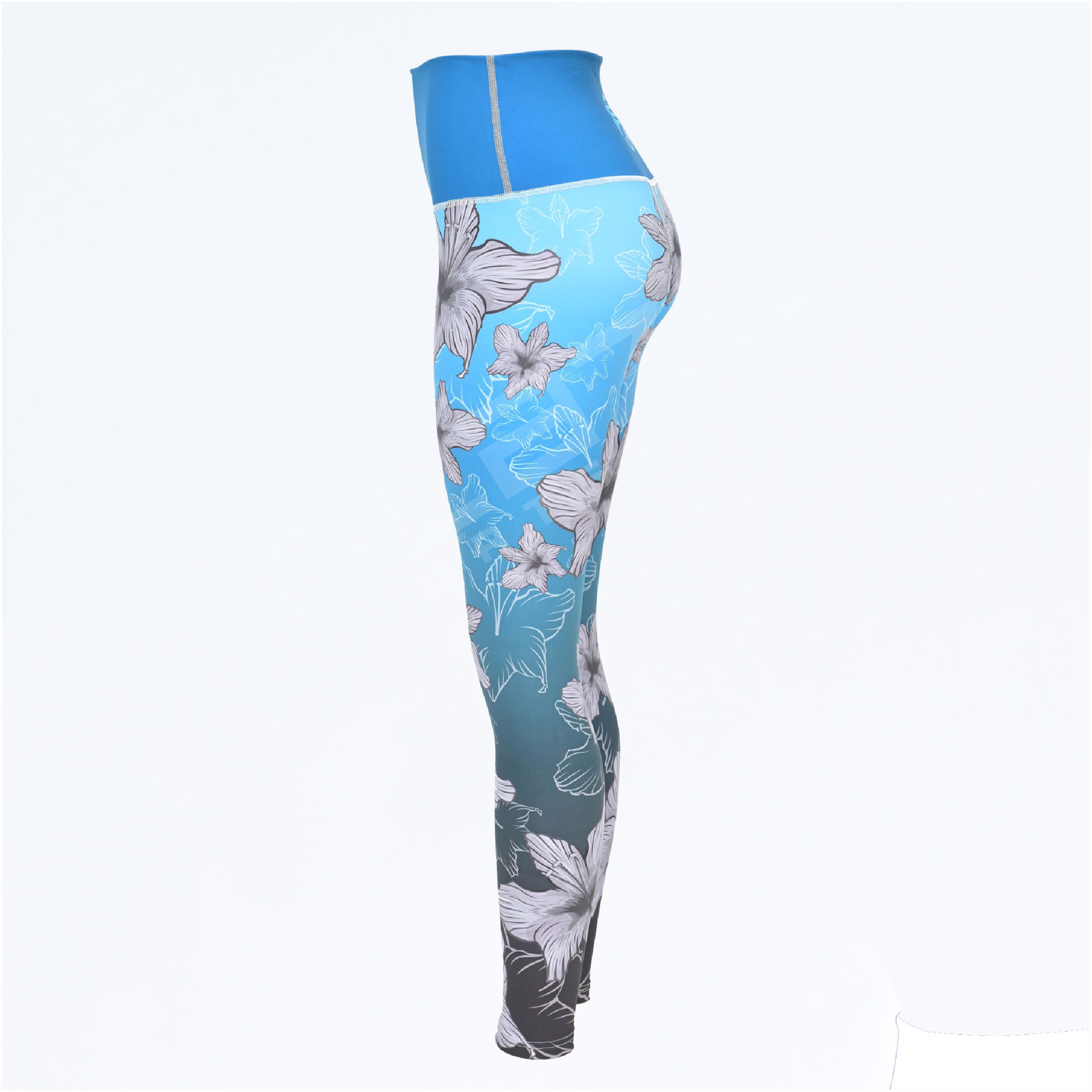 Custom High-Waisted Fitness Leggings: Breathable Yoga Pants for Enhanced Performance - view 7