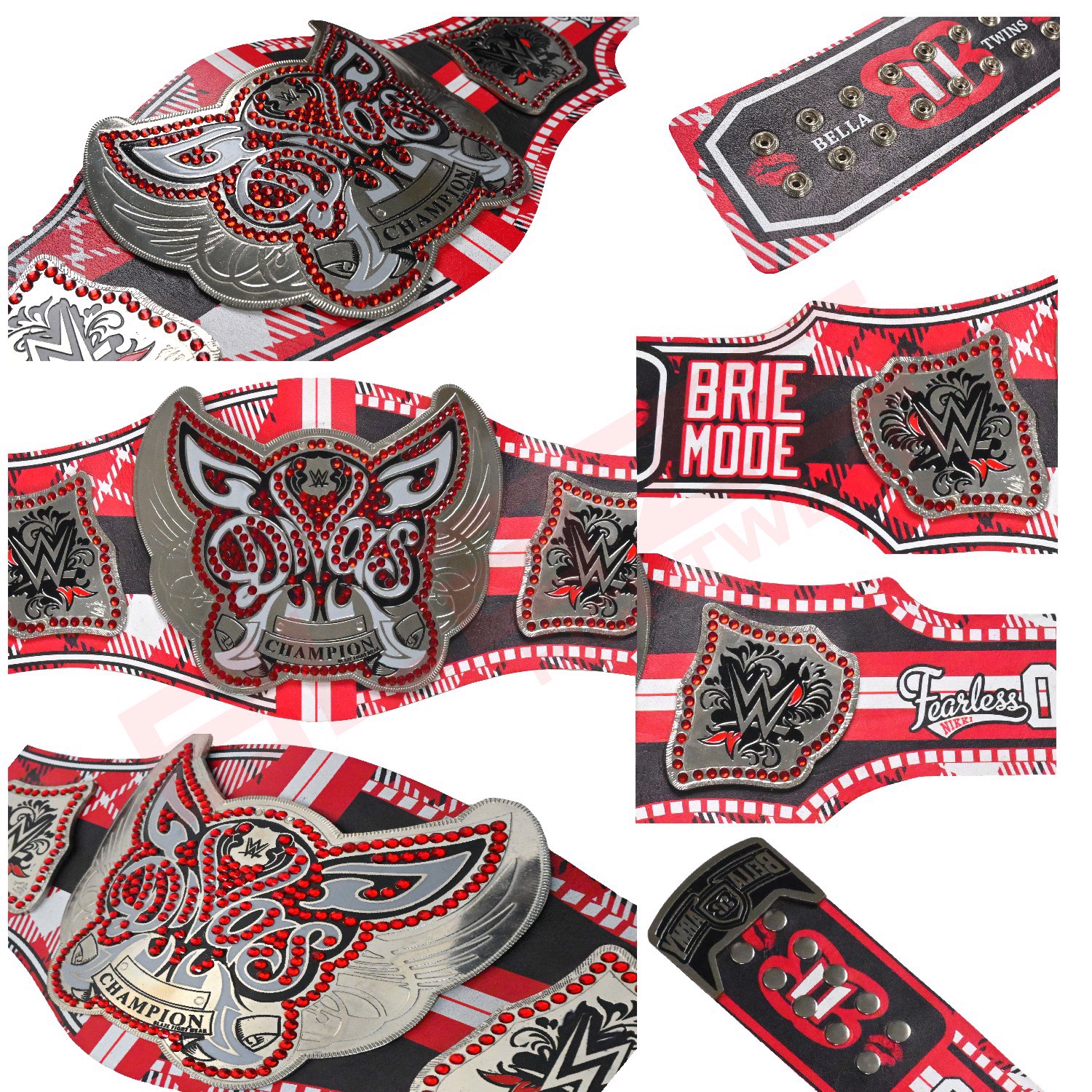 Divas Bella signature series title Replica belt genuine leather belts - view 7