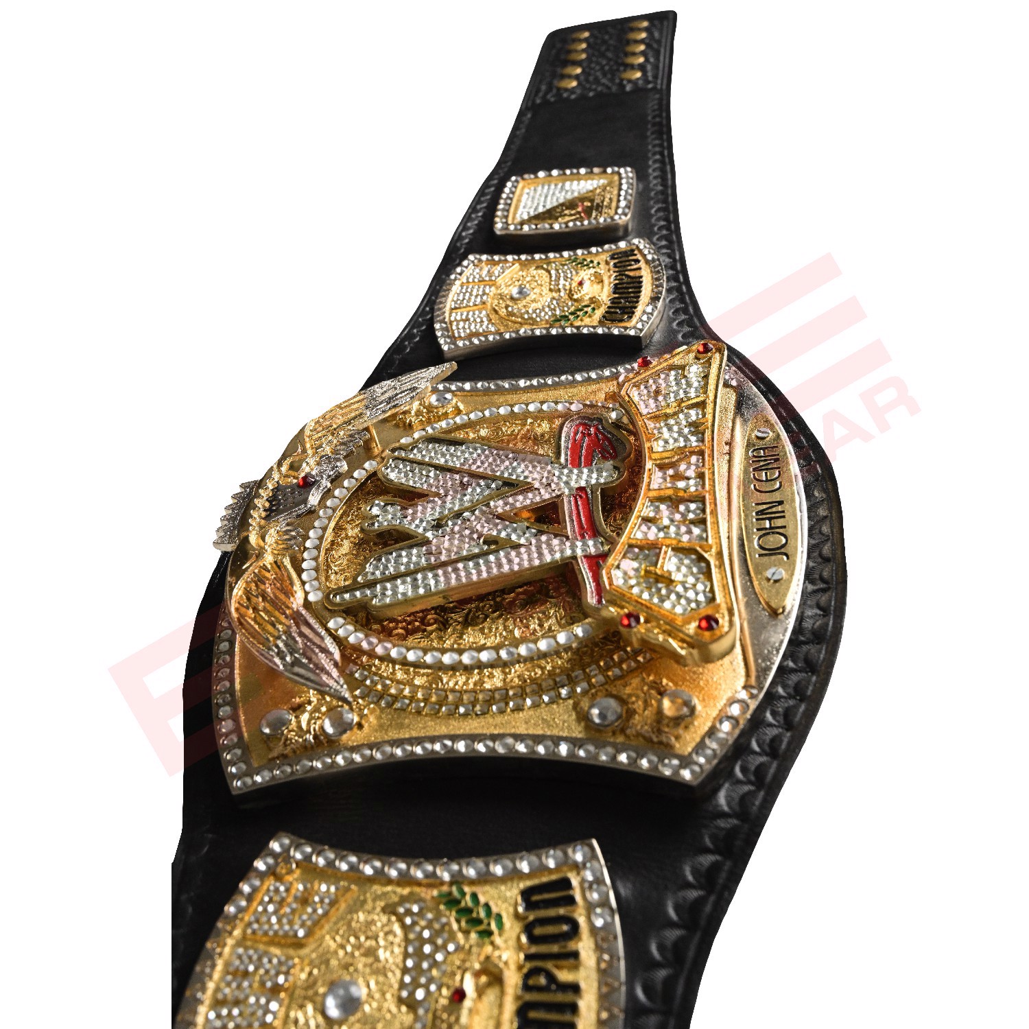 WWE Spinner belt title Replica belt genuine leather belts  - view 12