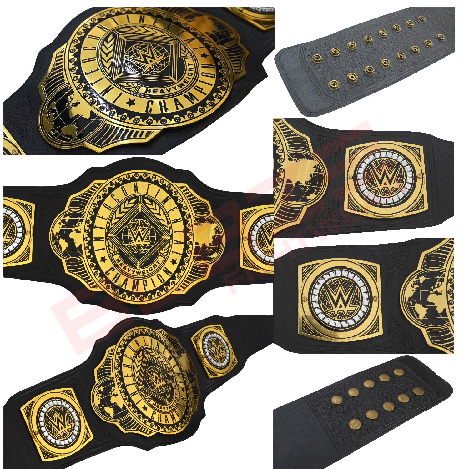 WWE new intercontinental title Replica belt genuine leather belts  - view 14