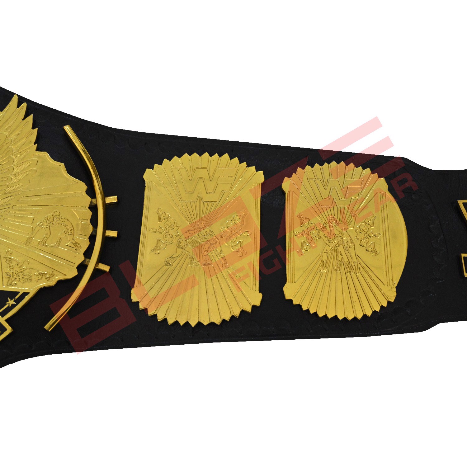 WWF winged eagle belt title Replica belt genuine leather belt - view 4