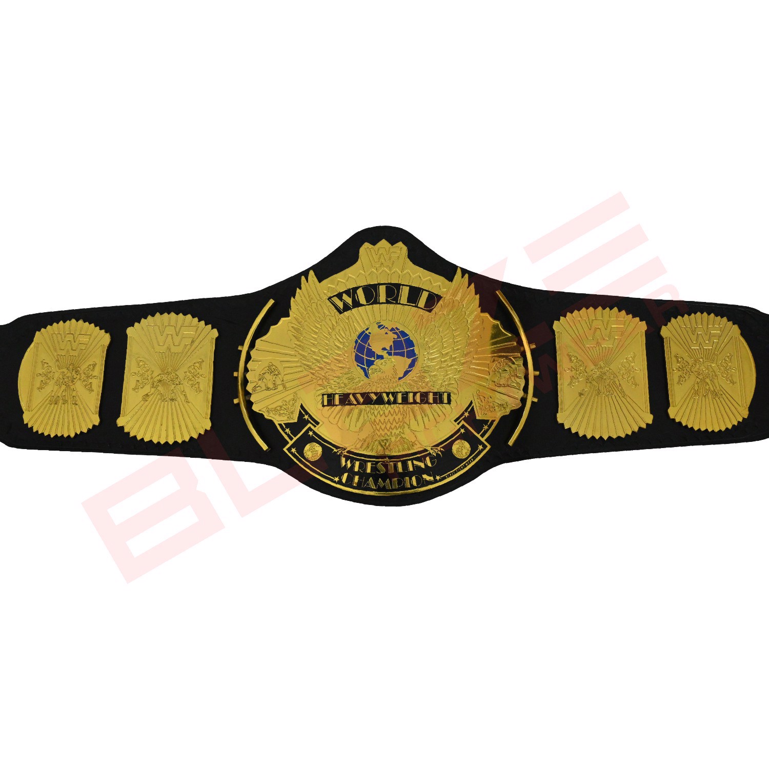 WWF winged eagle belt title Replica belt genuine leather belt - view 5