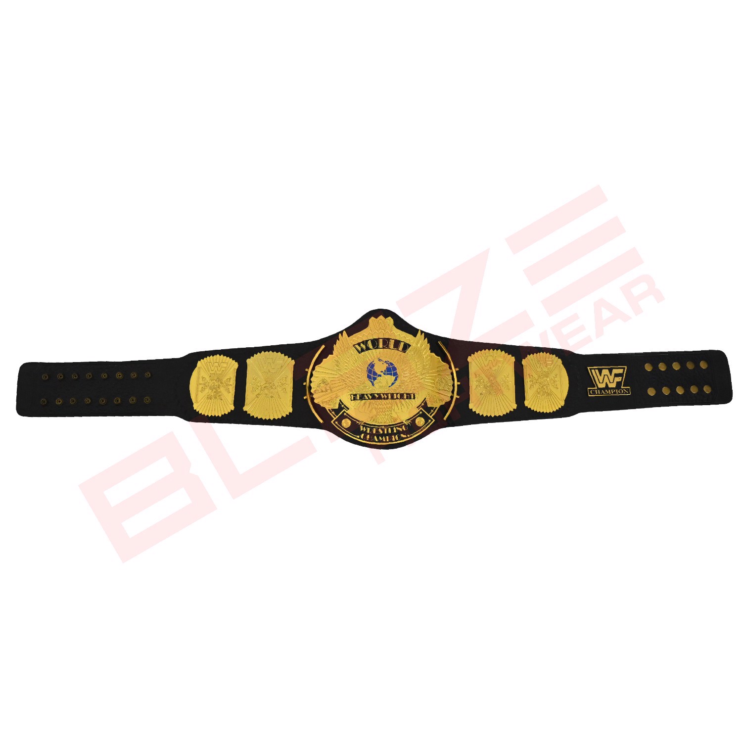 WWF winged eagle belt title Replica belt genuine leather belt - view 9