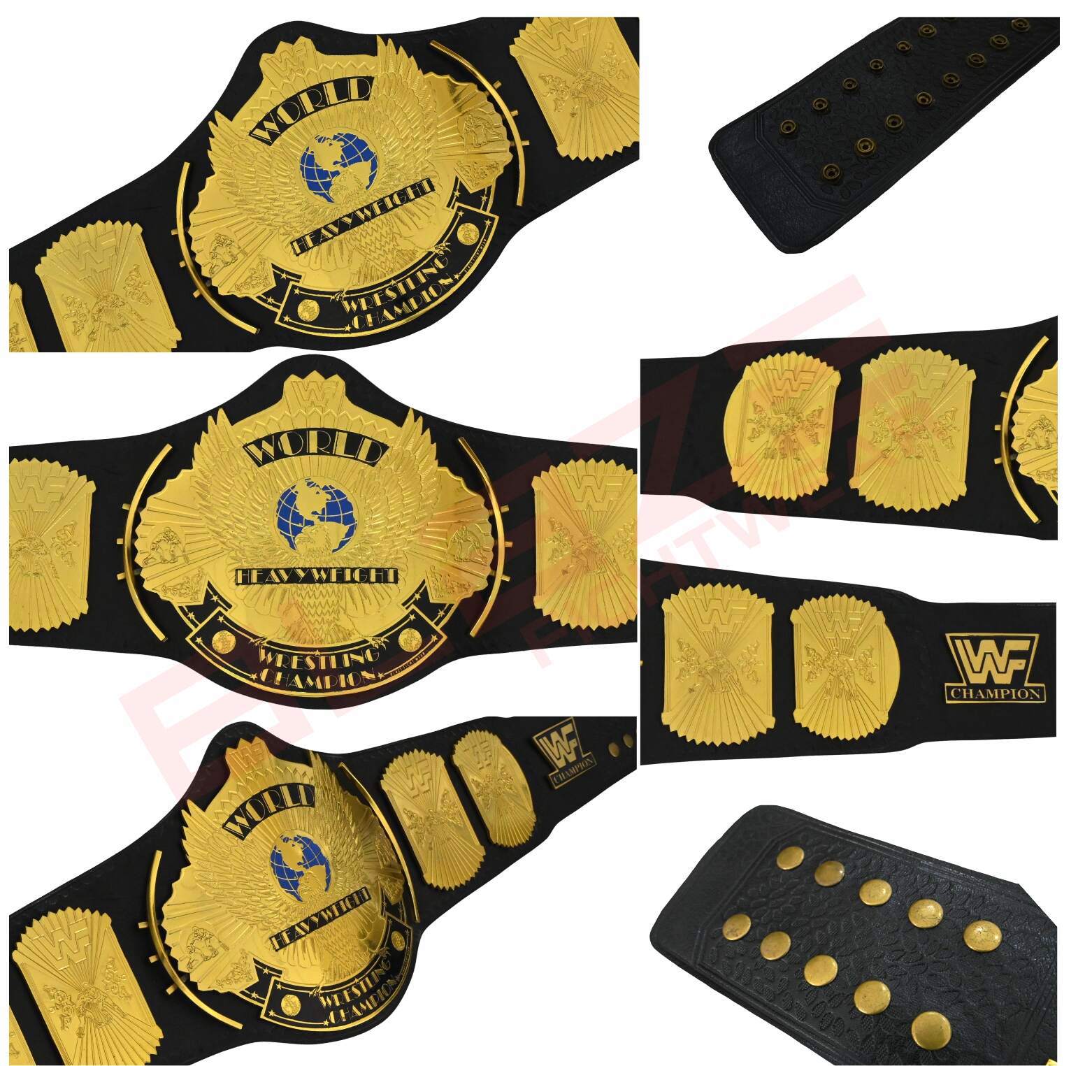 WWF winged eagle belt title Replica belt genuine leather belt - view 13