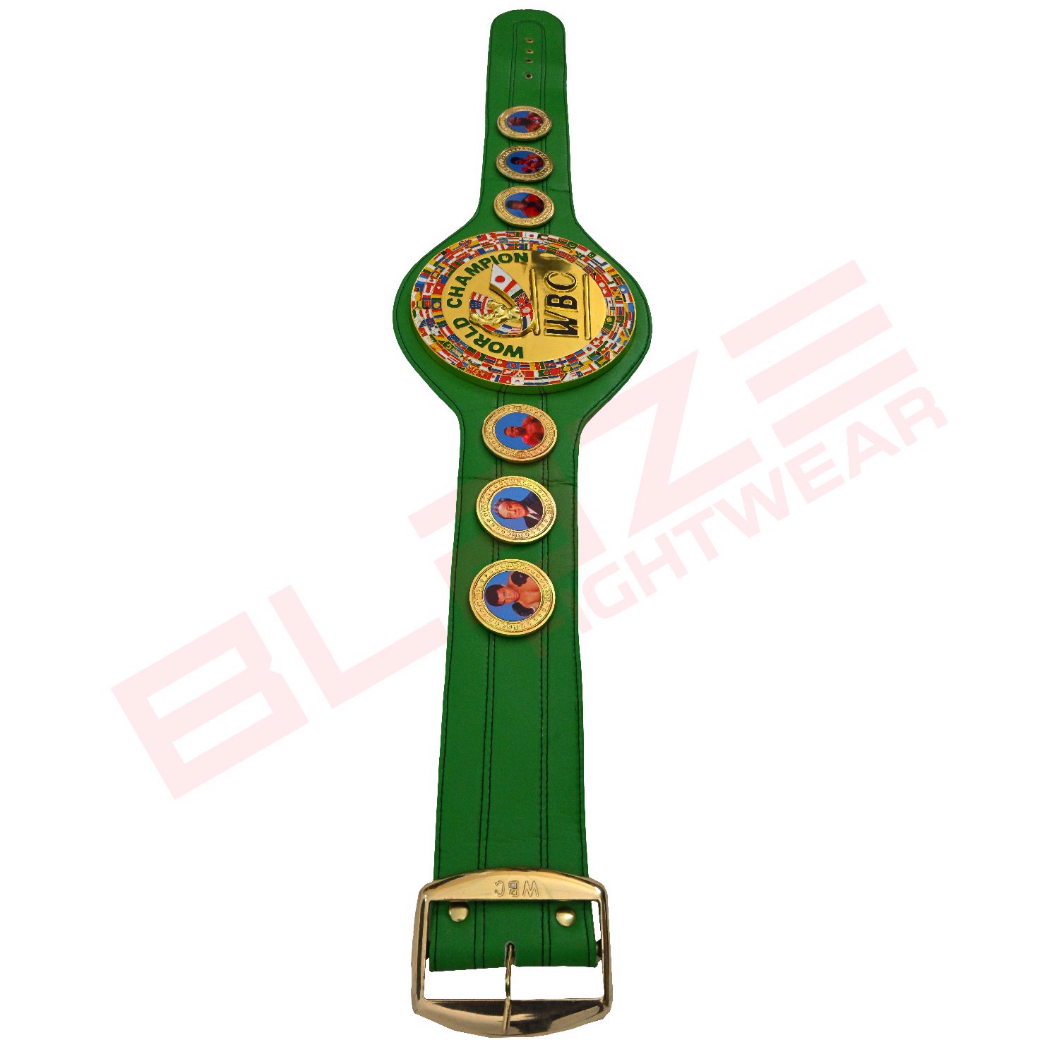 WBC belt  title Replica  belt genuine leather belt - view 2