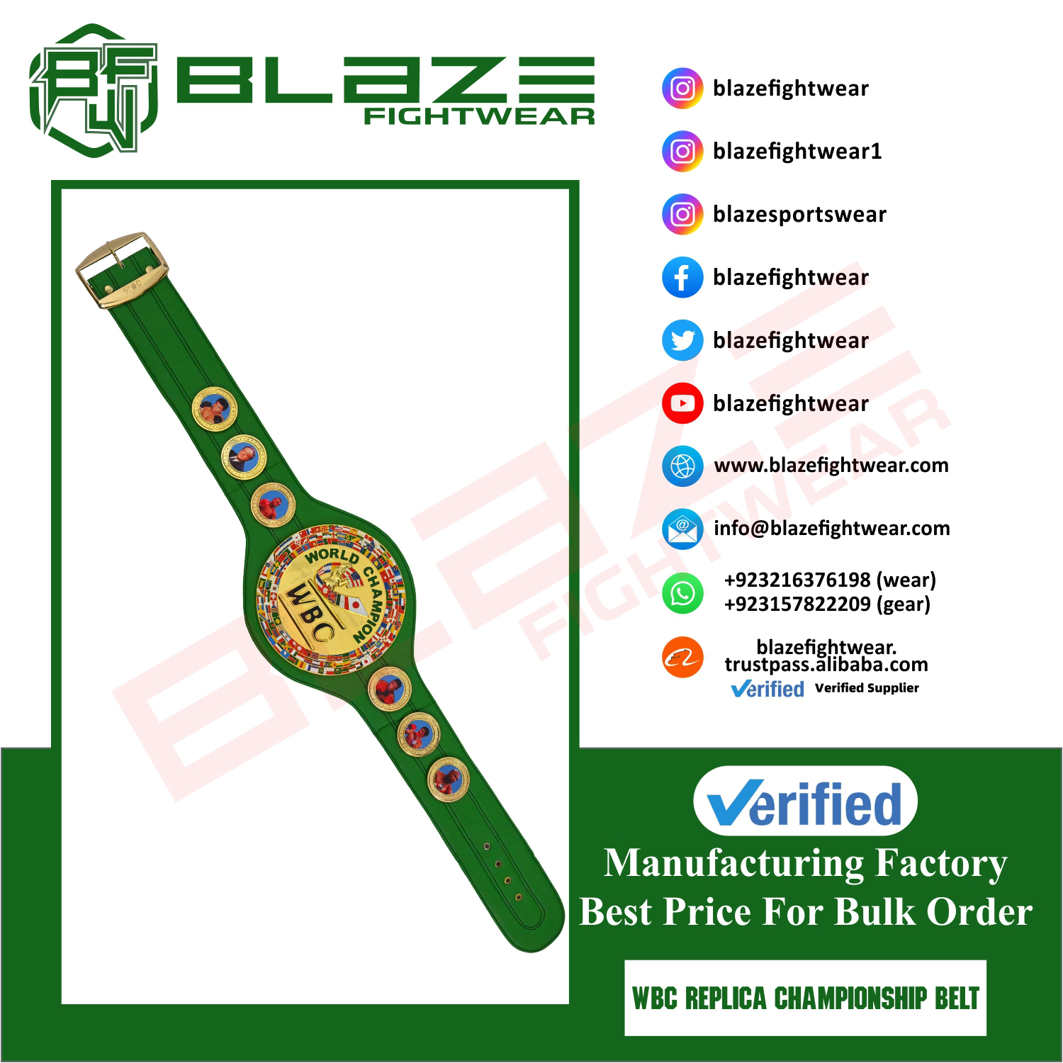 WBC belt  title Replica  belt genuine leather belt - view 9