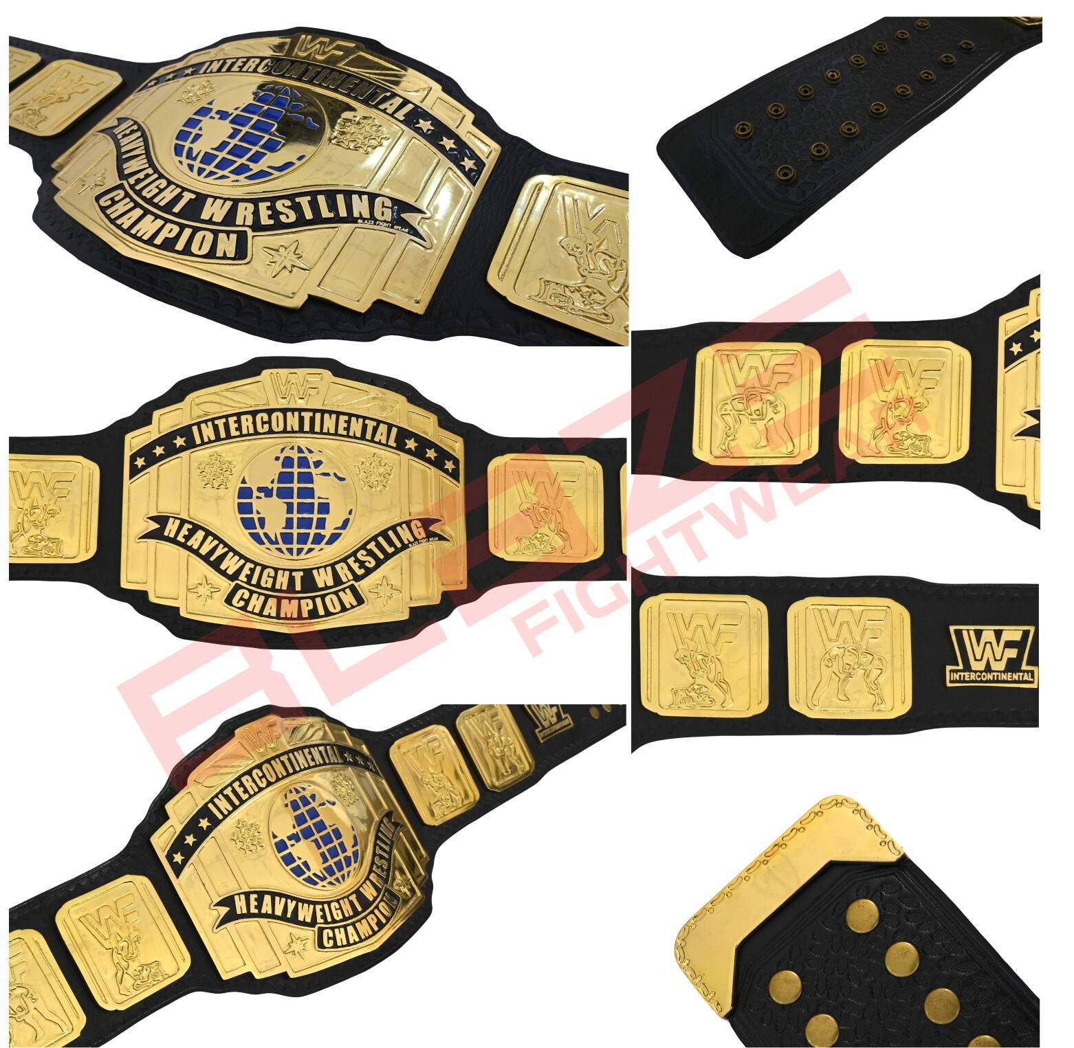Intercontinental heavyweight belt series title Replica belt genuine leather belt - view 10