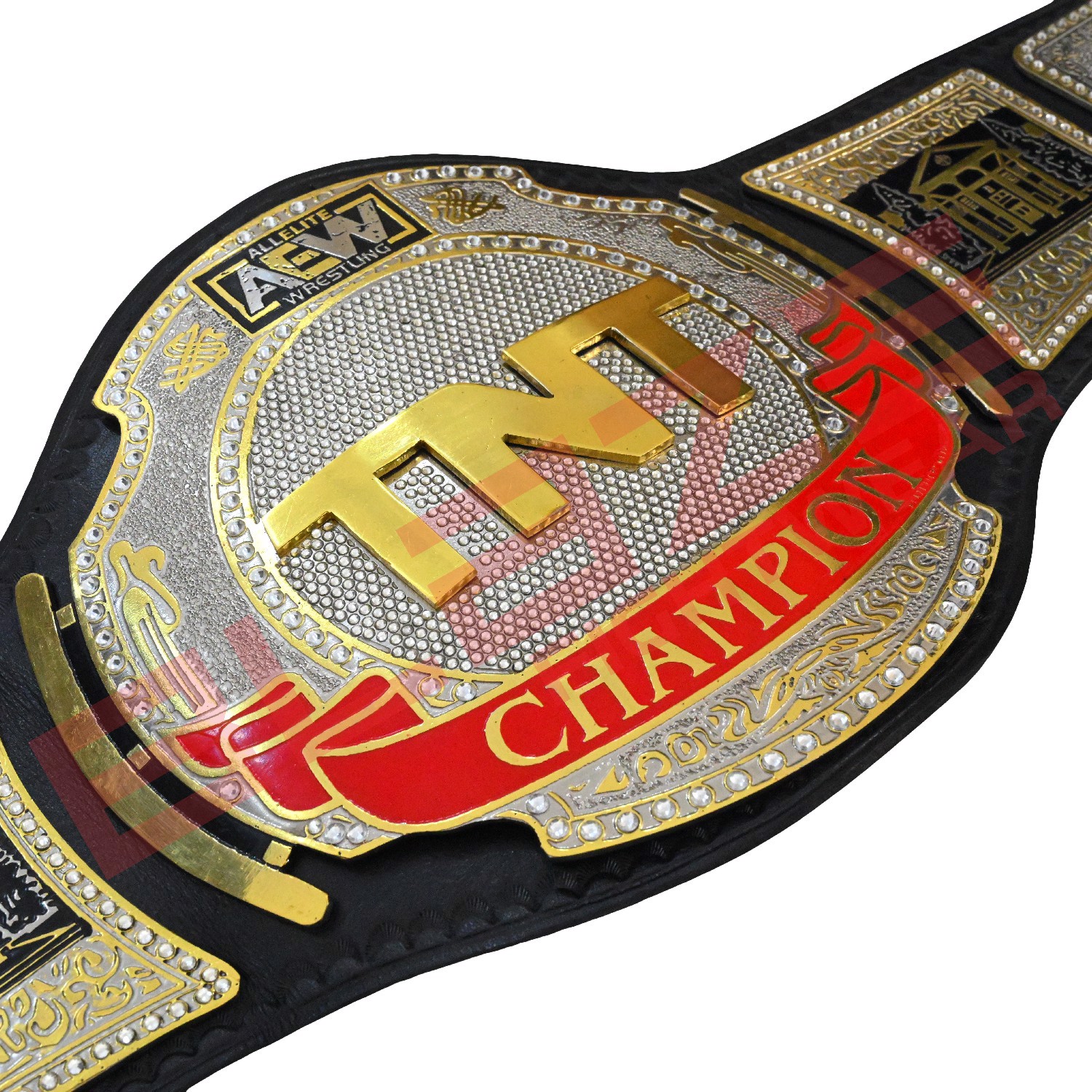 AEW TNT title belt Replica belt genuine leather belt - view 11