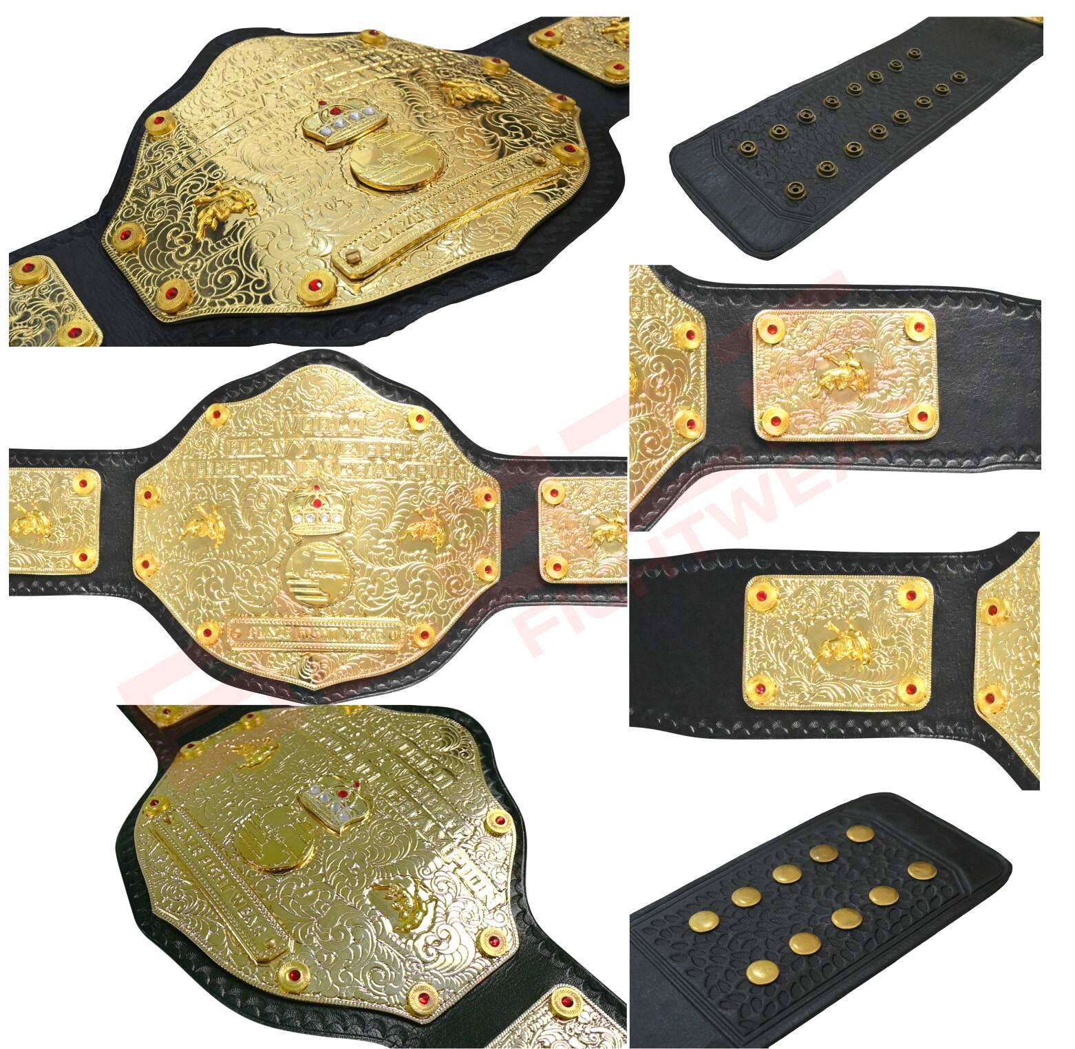 Big gold belt title Replica  belt genuine leather belt - view 7
