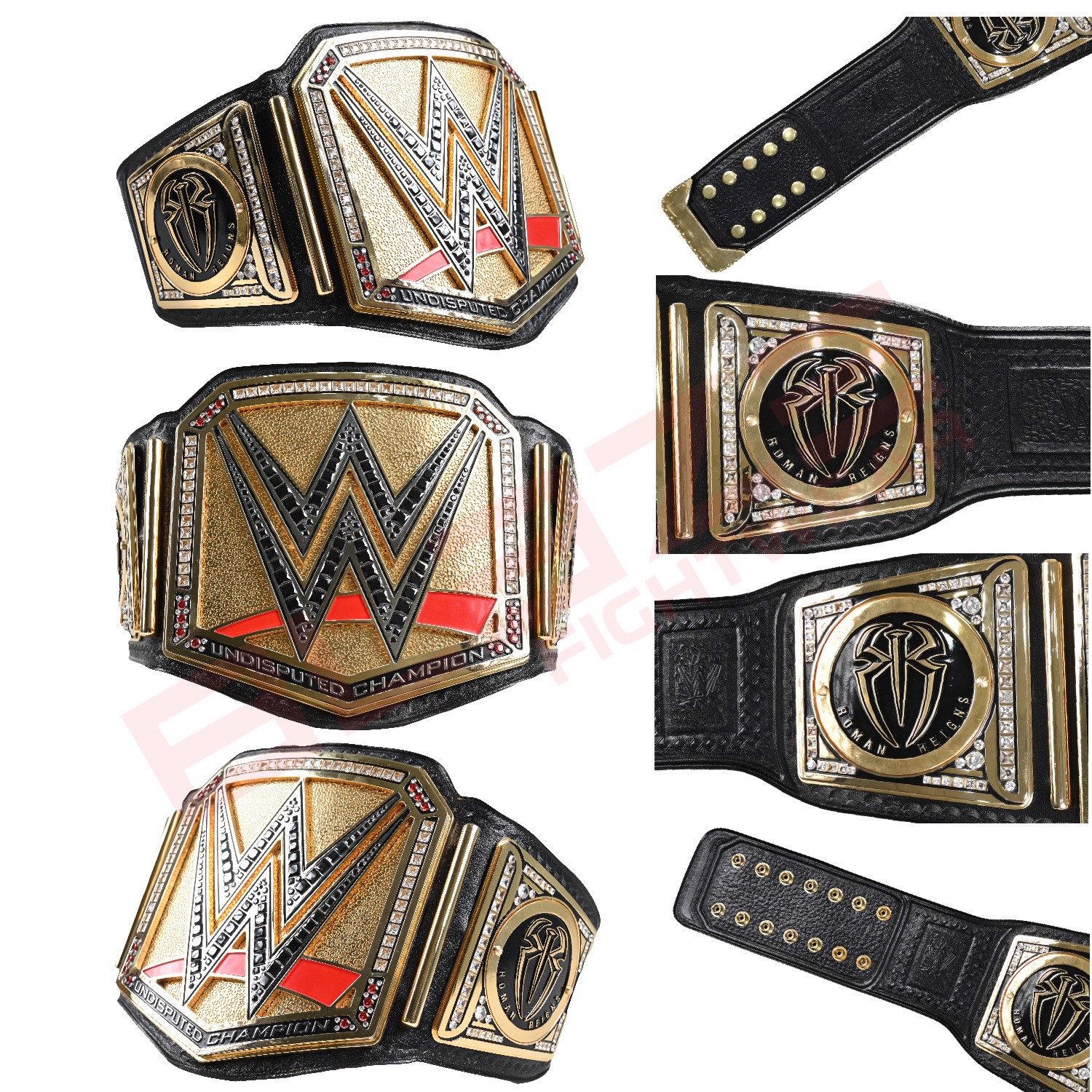 WWE Roman reigns Undisputed belt title Replica belt genuine leather belt - view 11