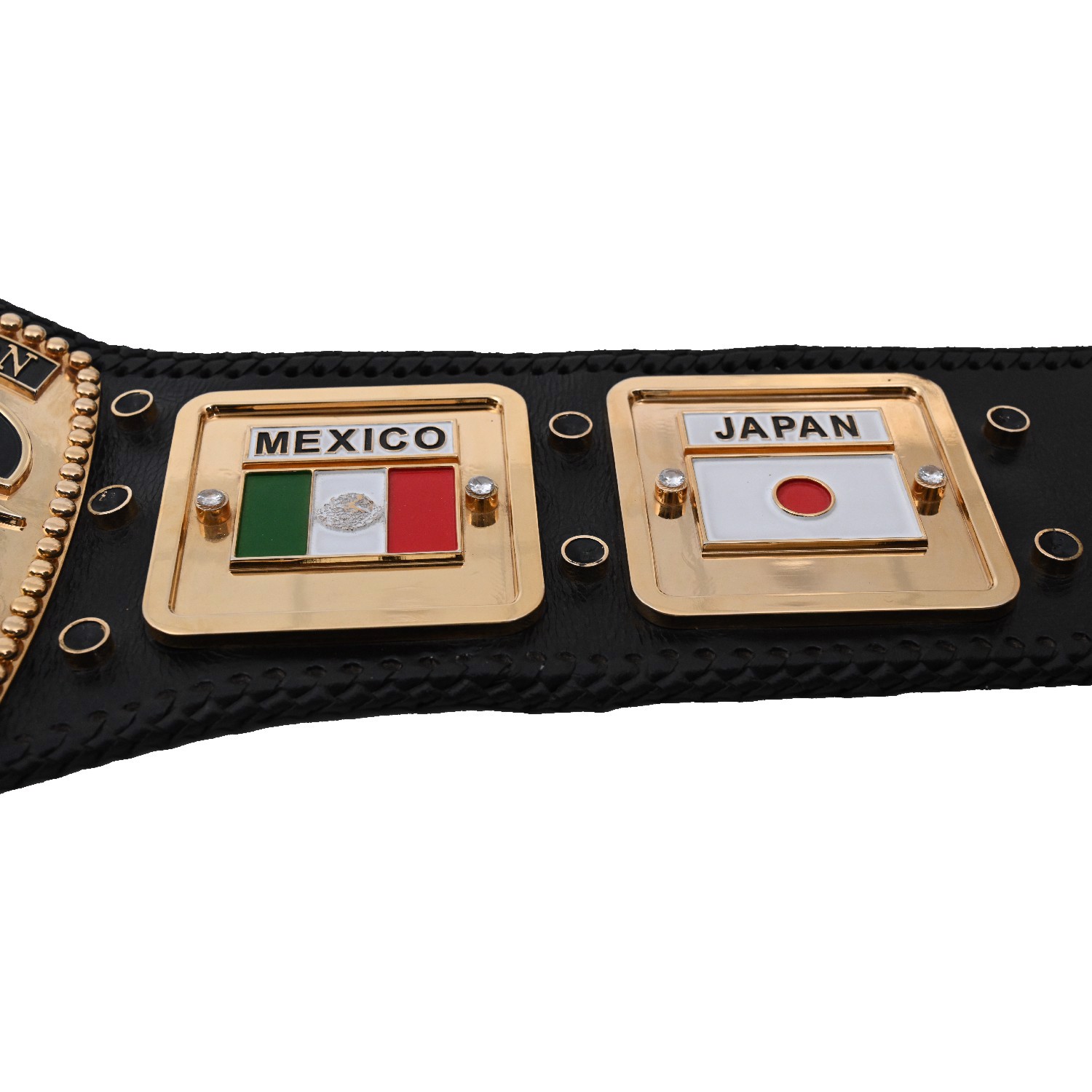Domed Globe Championship  Belt Multi Color Stones Wrestling Belt - view 2