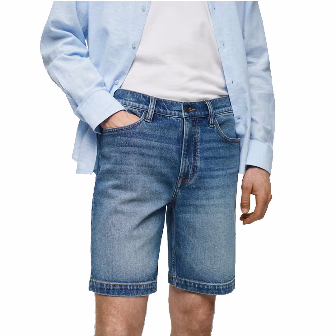 Trendy waist elastic jogger gym running shorts stone washed vintage cargo shorts for men - view 6