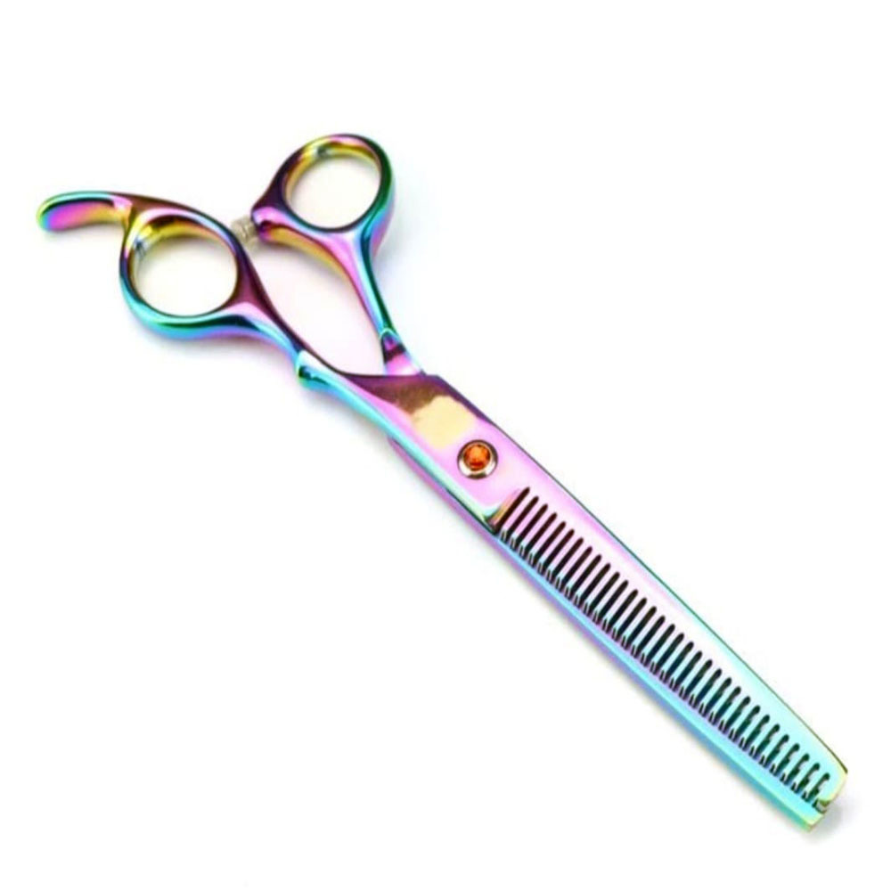 Professional 6-Inch Barber Scissors Thinning Cutting Sharp Tip Custom Logo Stainless Steel 4Cr13 