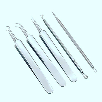 Eyebrow Tweezers set lash extensions accessories eyelash tools Tweezers Eyebrow Applicators kit - view 2