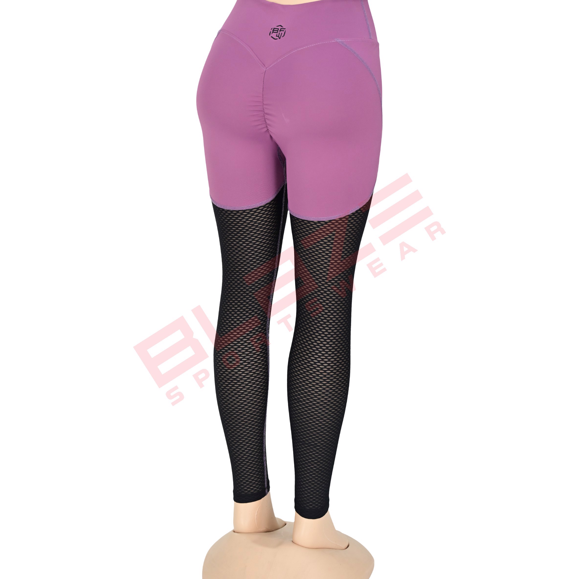 Customize High Waist Workout Sports Yoga pants Breathable Sweat Wicking Leggings  - view 4
