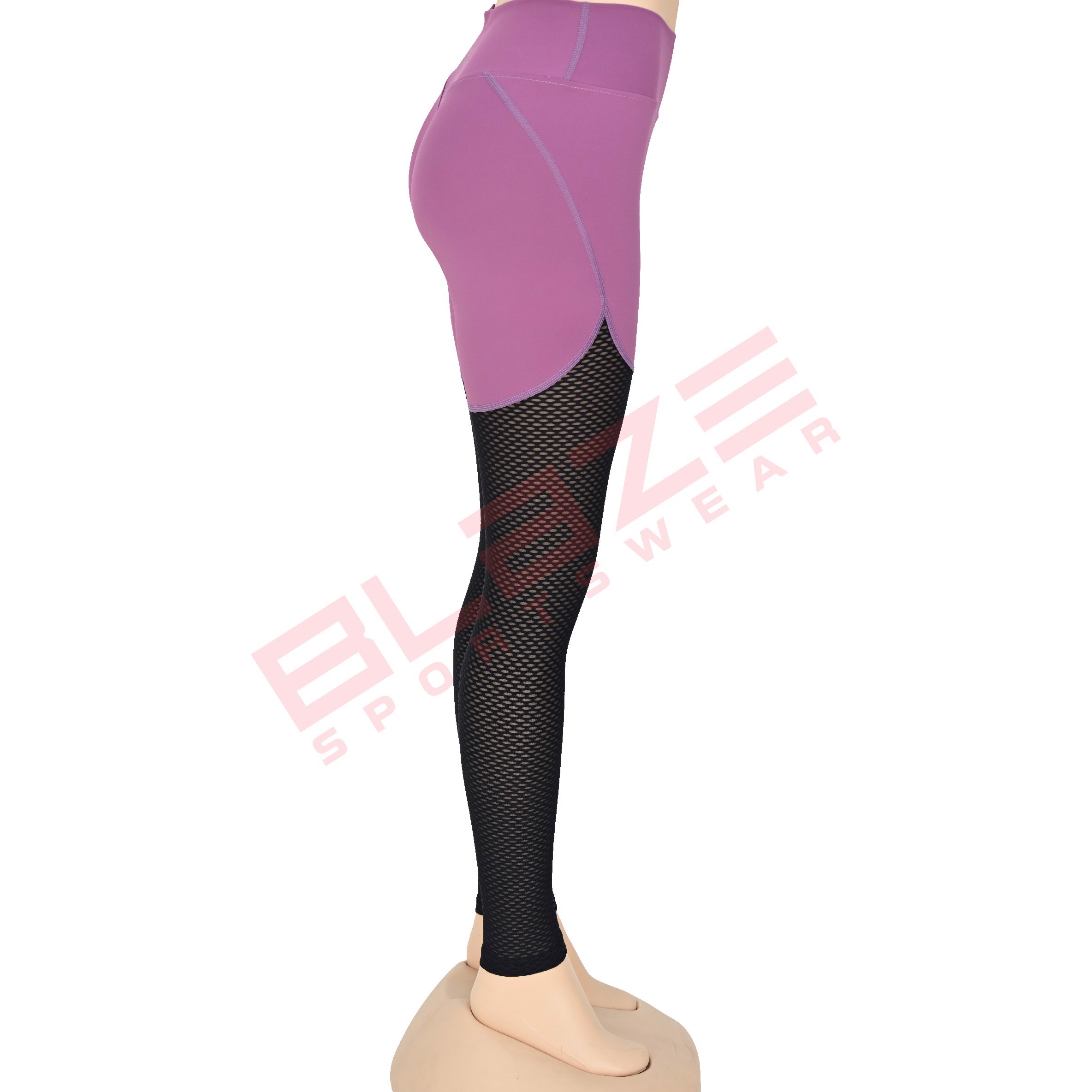 Customize High Waist Workout Sports Yoga pants Breathable Sweat Wicking Leggings  - view 5