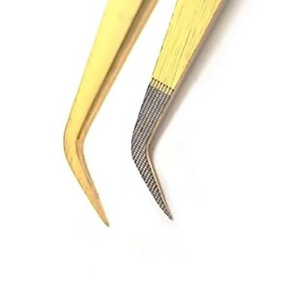 Eyebrow Tweezer fiber tip tweezer set lash extensions accessories eyelash tools Tweezers  - view 2
